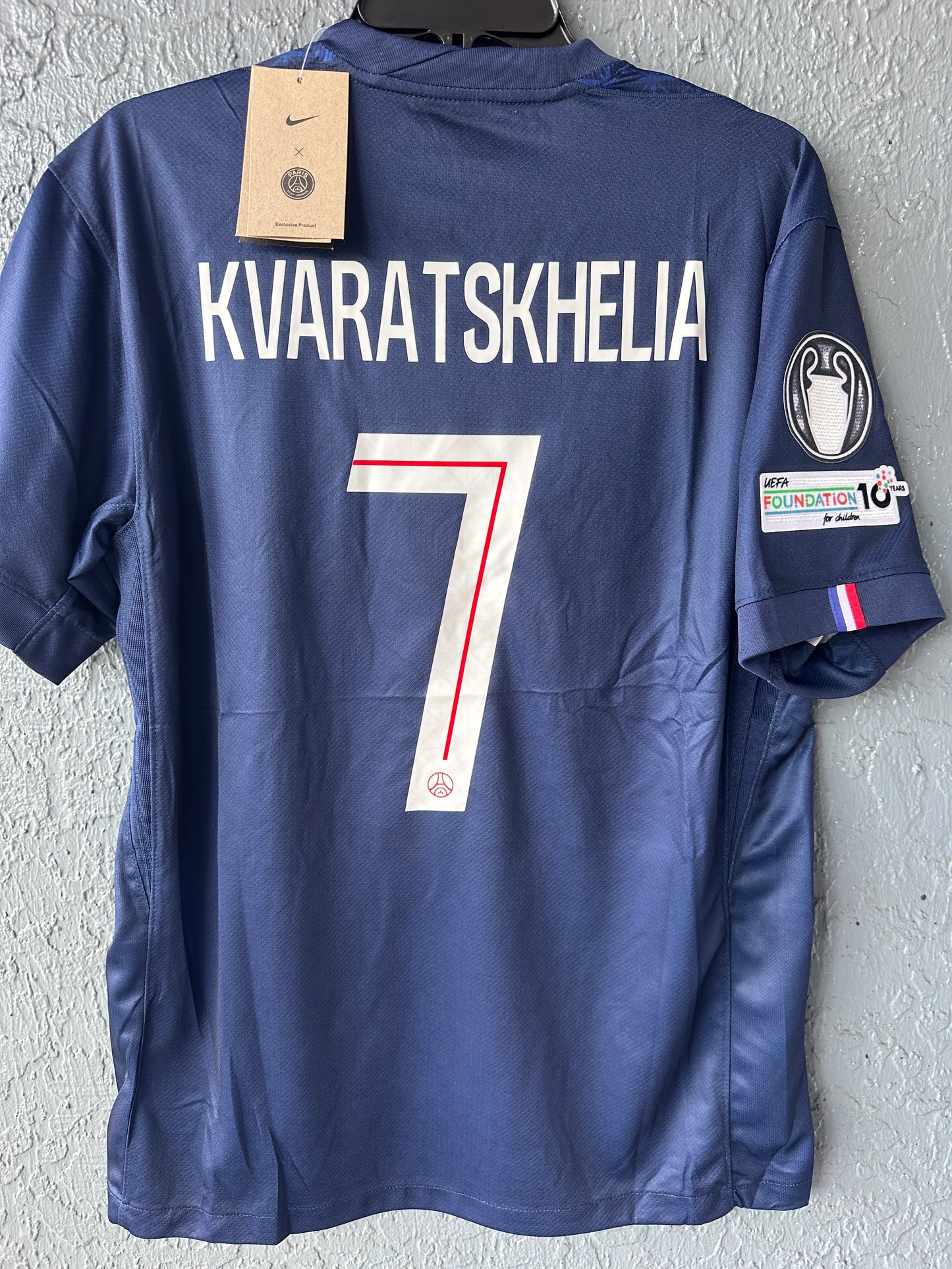 PSG KVARATSKHELIA #7 Home Blue 2025/26 Fifa Club World Cup 2025 Soccer Jersey Men