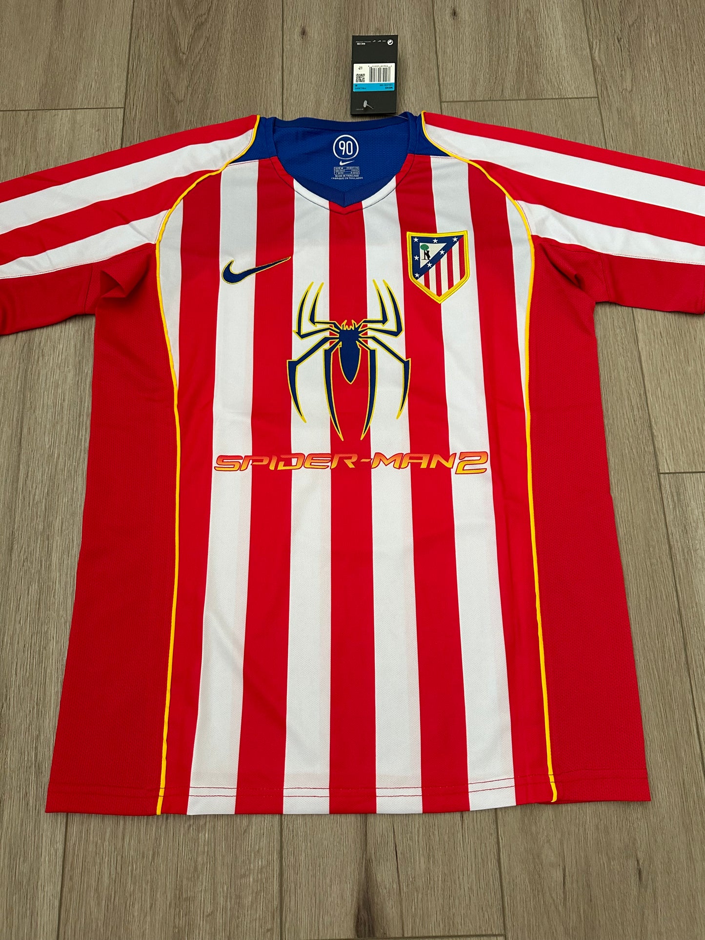 Fernando Torres Soccer Jersey Retro 04/05 Atletico Spider Man #9 Home retro Men