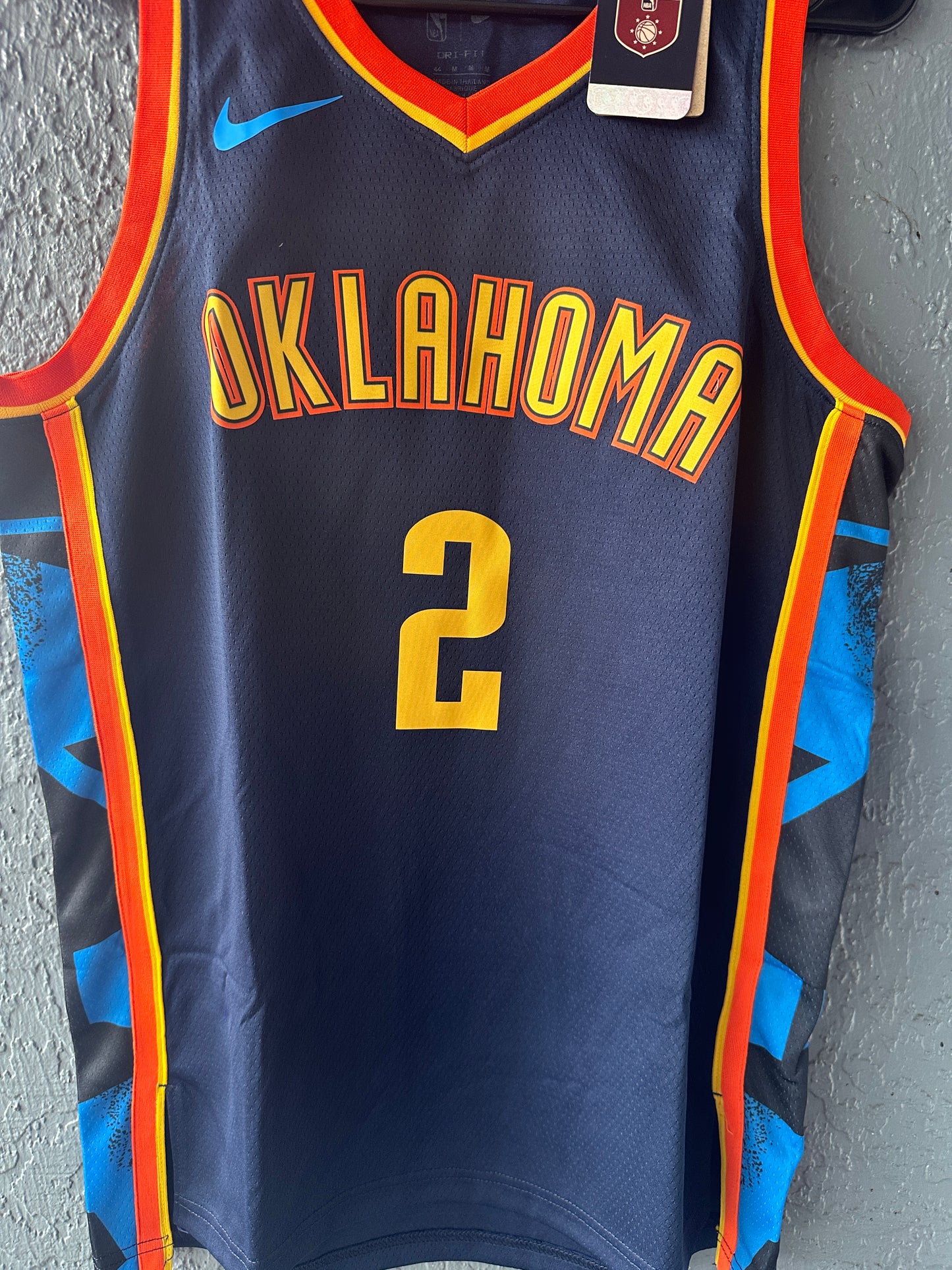 Gilgeous-Alexander #2 Oklahoma City Thunder Jersey Blue