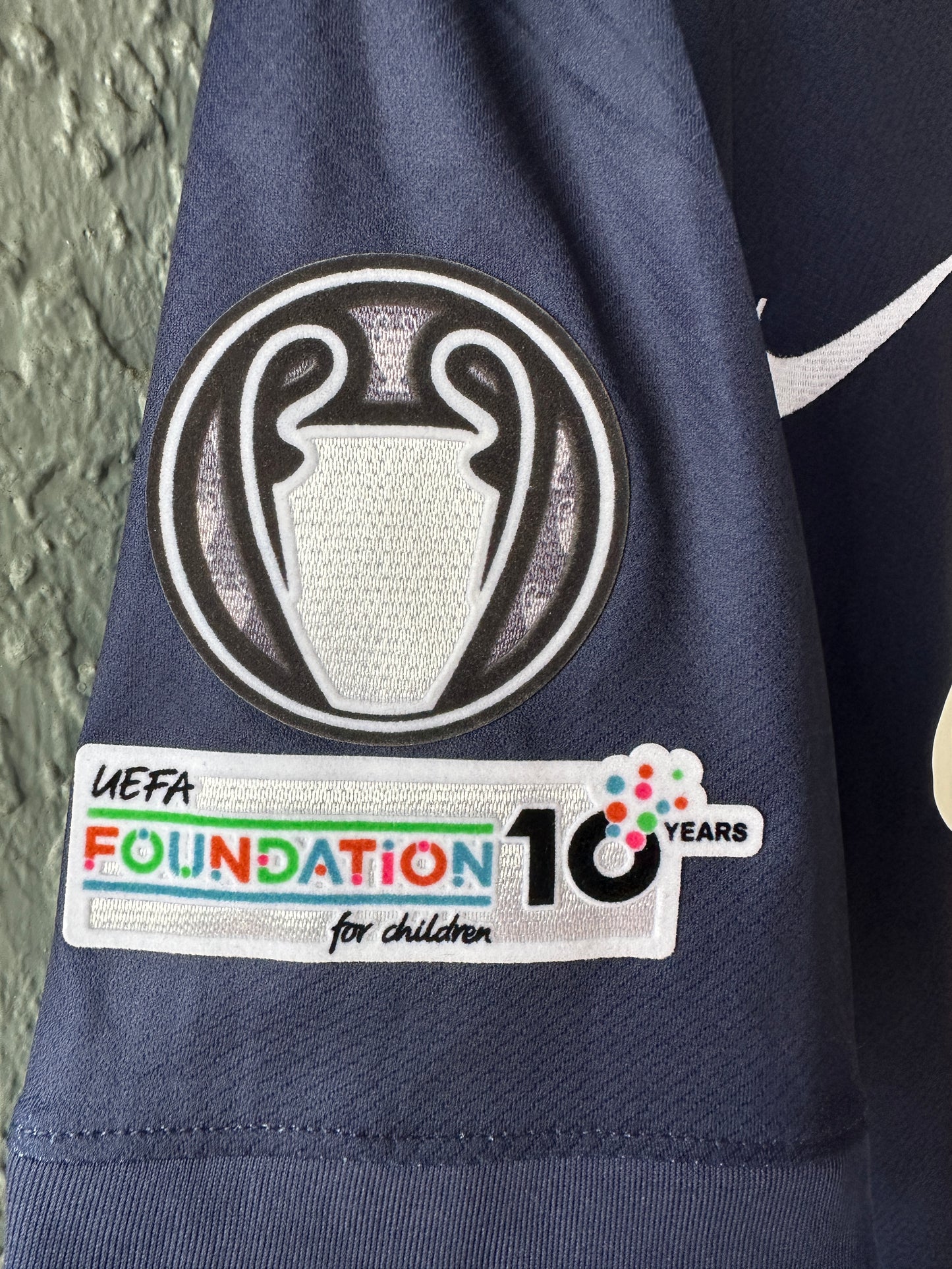 PSG KVARATSKHELIA #7 Home Blue 2024/25 Final Champions Soccer Jersey Men