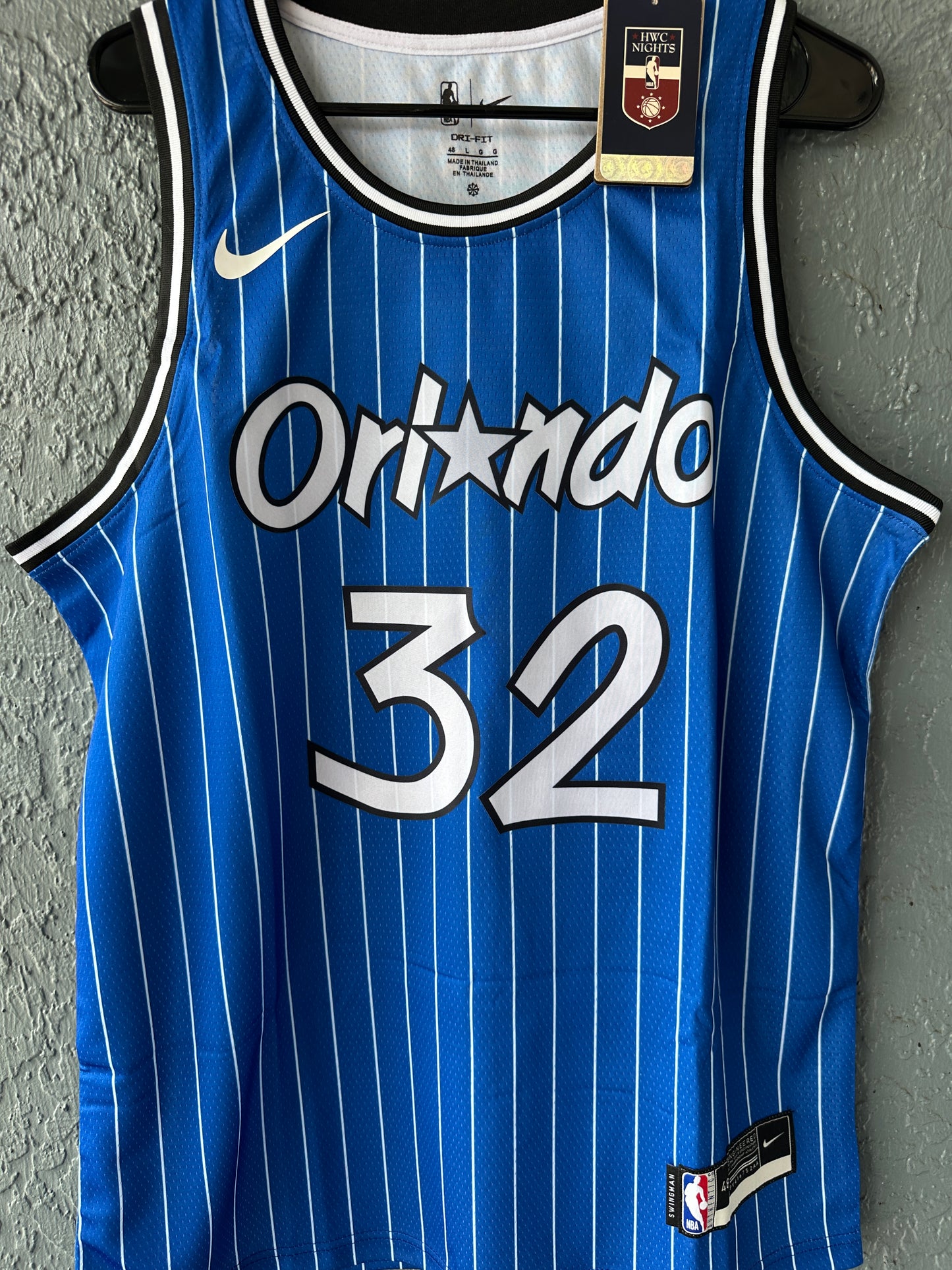 Orlando Magic O’Neal #32 Blue Jersey – Classic NBA Throwback – Vintage Shaq