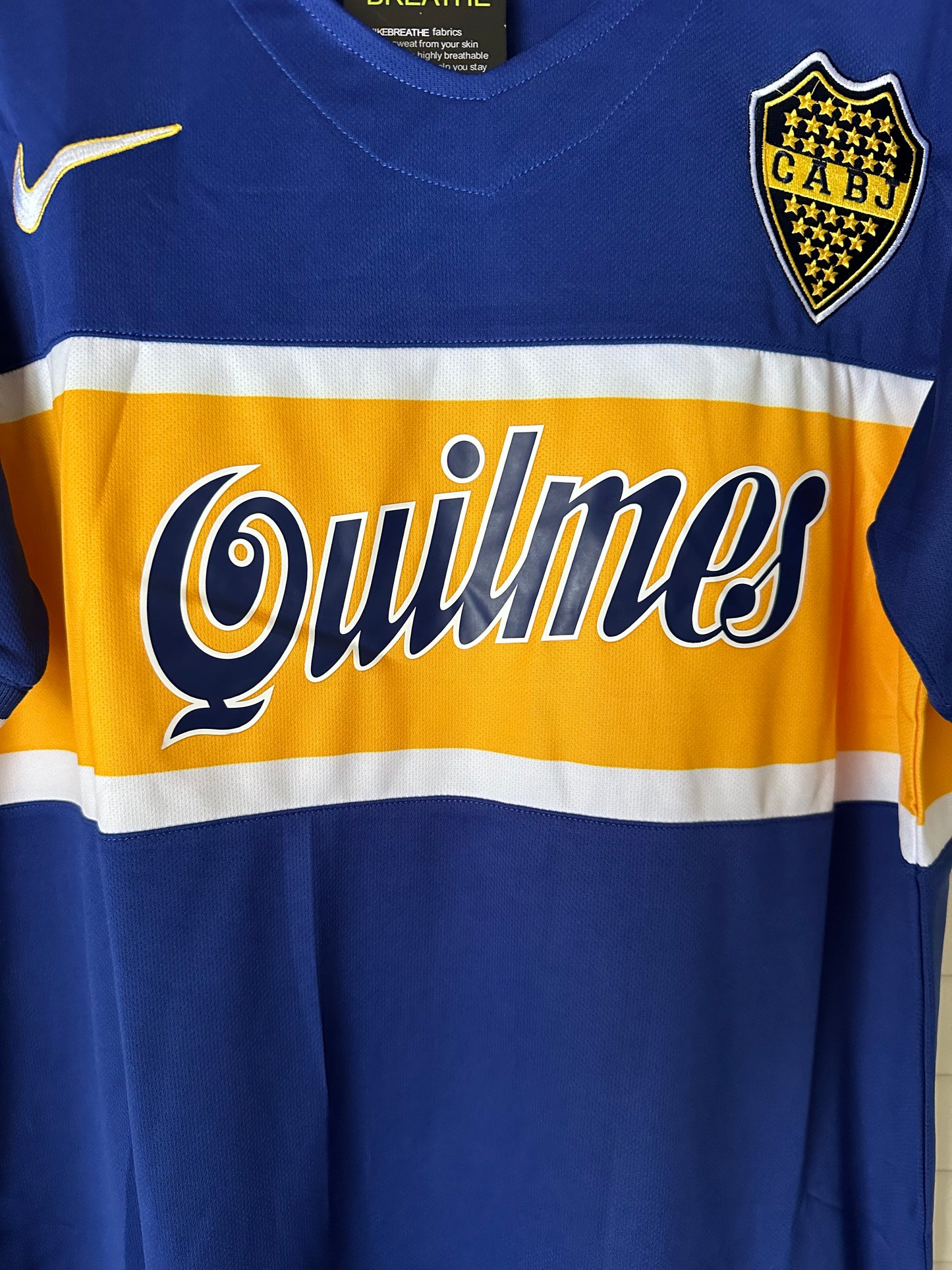 Maradona #10 Boca Juniors Soccer Jersey 96/97 Retro Home Blue Men Size Shirt