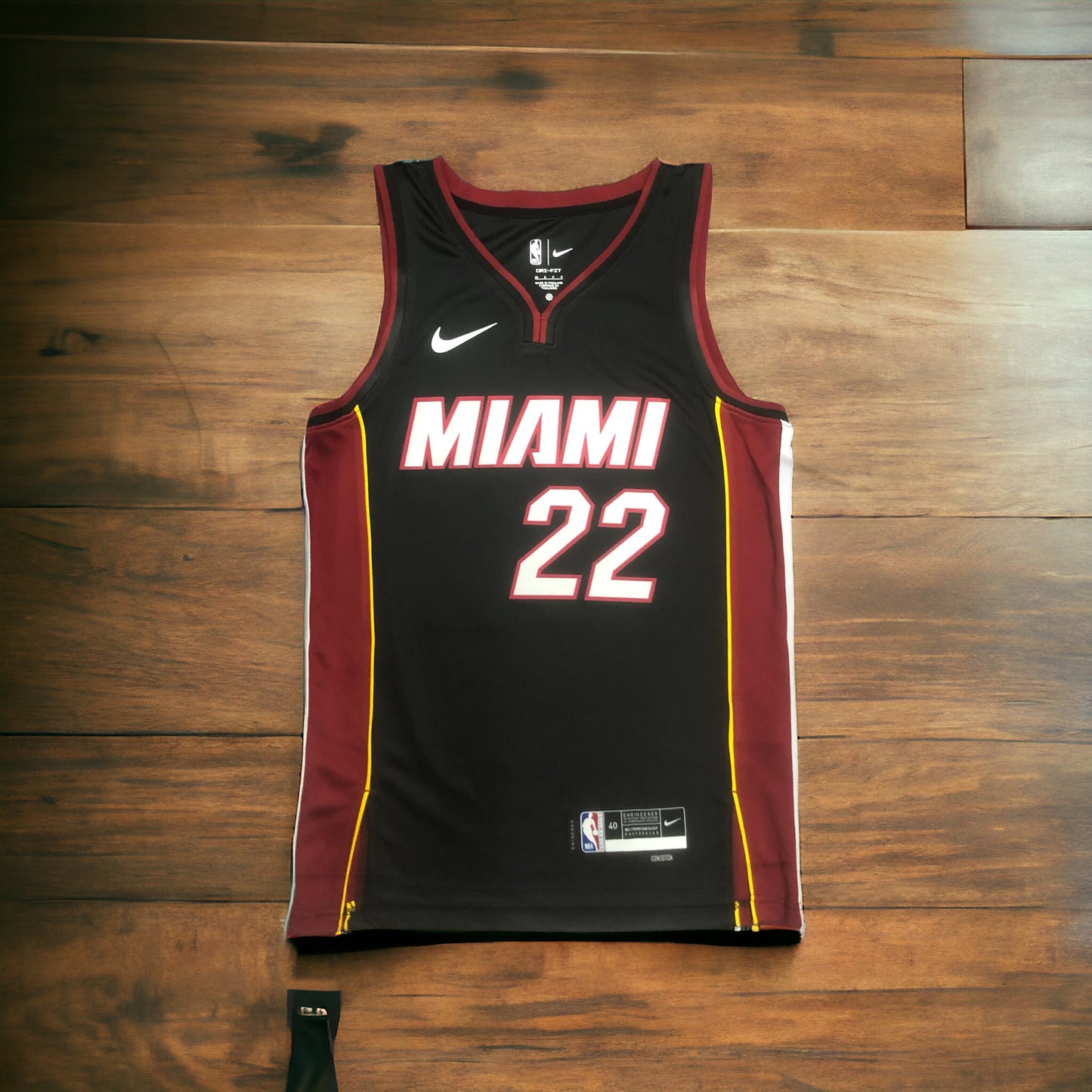 Miami Heat Jimmy Butler Basketball Jersey Black #22 Men Plus Size Team Club