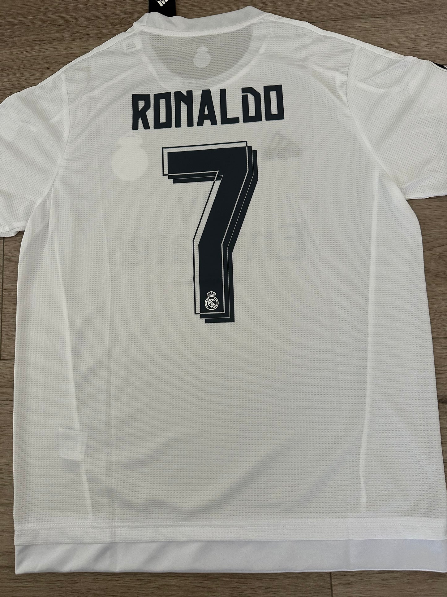 Real Madrid Cristiano Ronaldo Soccer Jersey 2016 Final UCL Home #7 Men Size