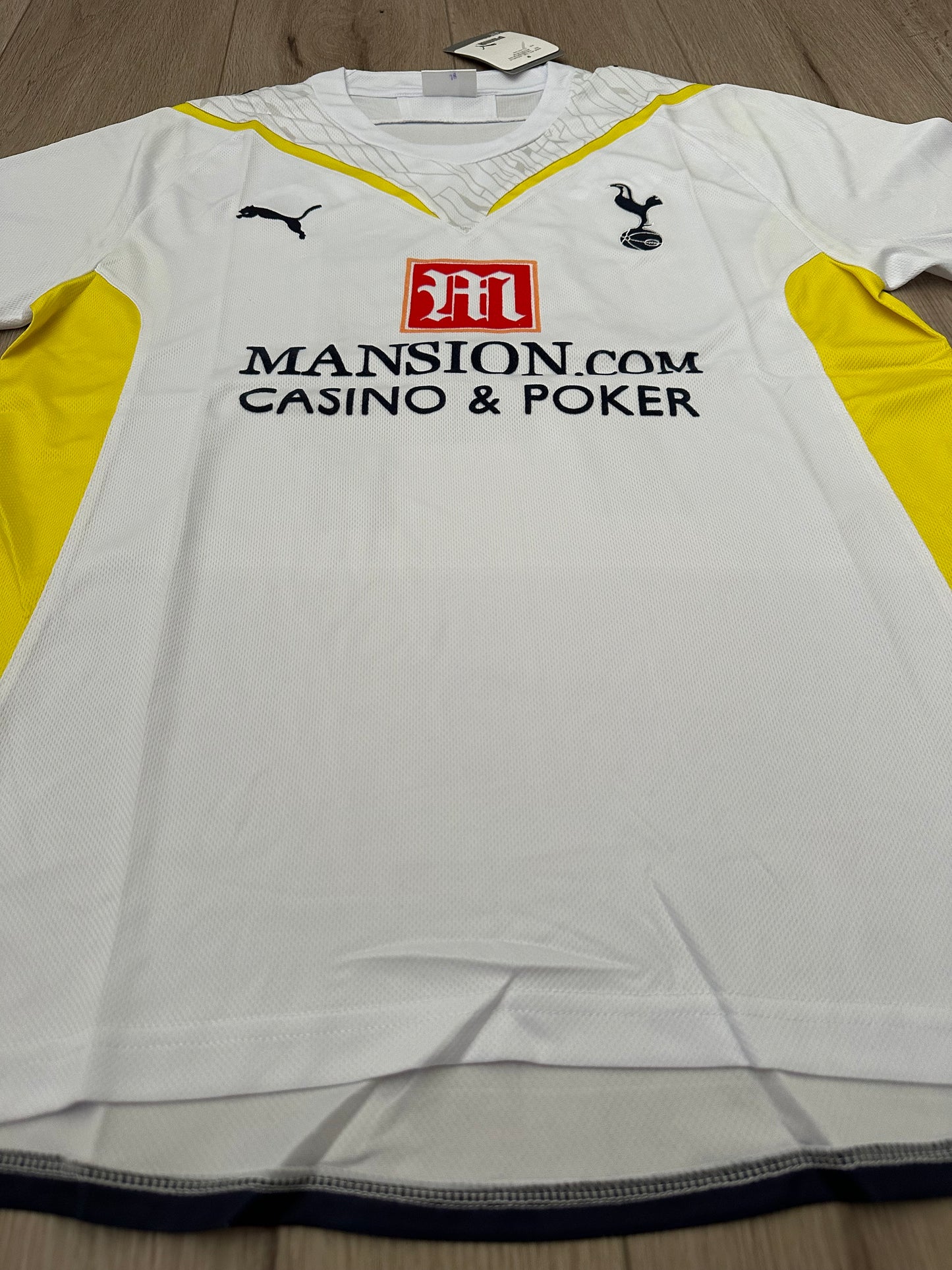 Tottenham Spurs Luka Modric #14 Retro Jersey 2009/10 Home White shirt Men Size