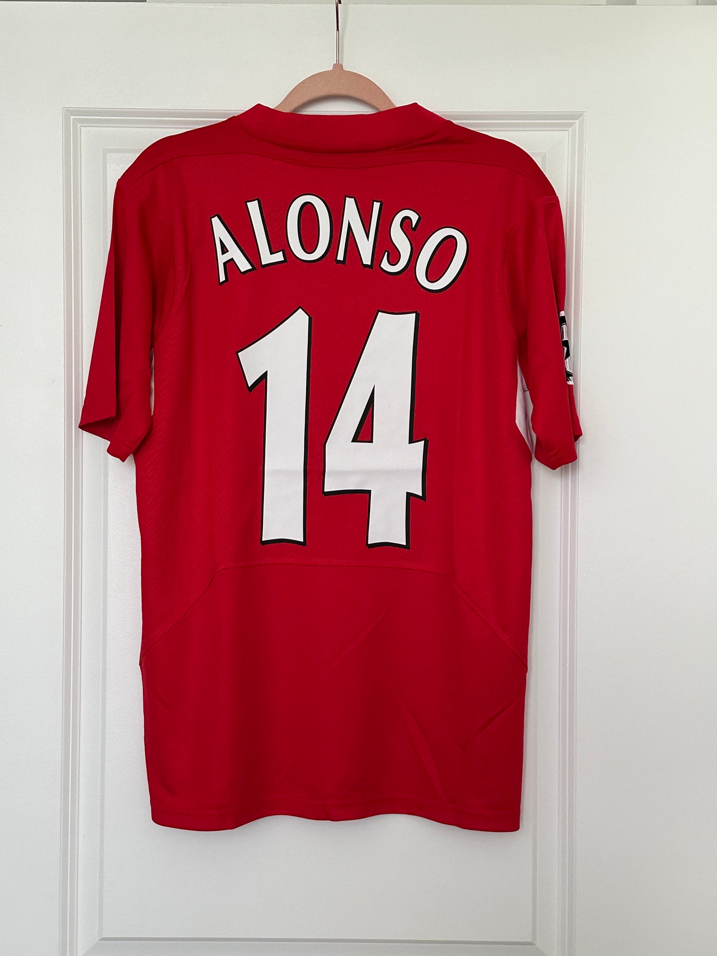 Liverpool Xabi Alonso Final 2005 Red Home Jersey