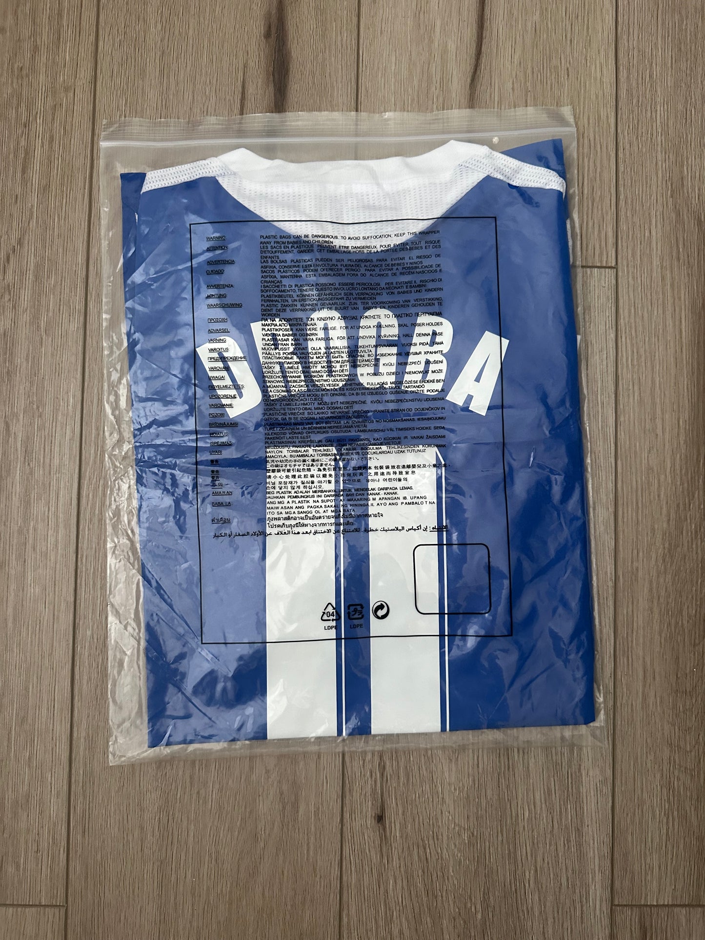 Chelsea Didier Drogba Final Champions Soccer Jersey 2012 Blue Size Regular Men