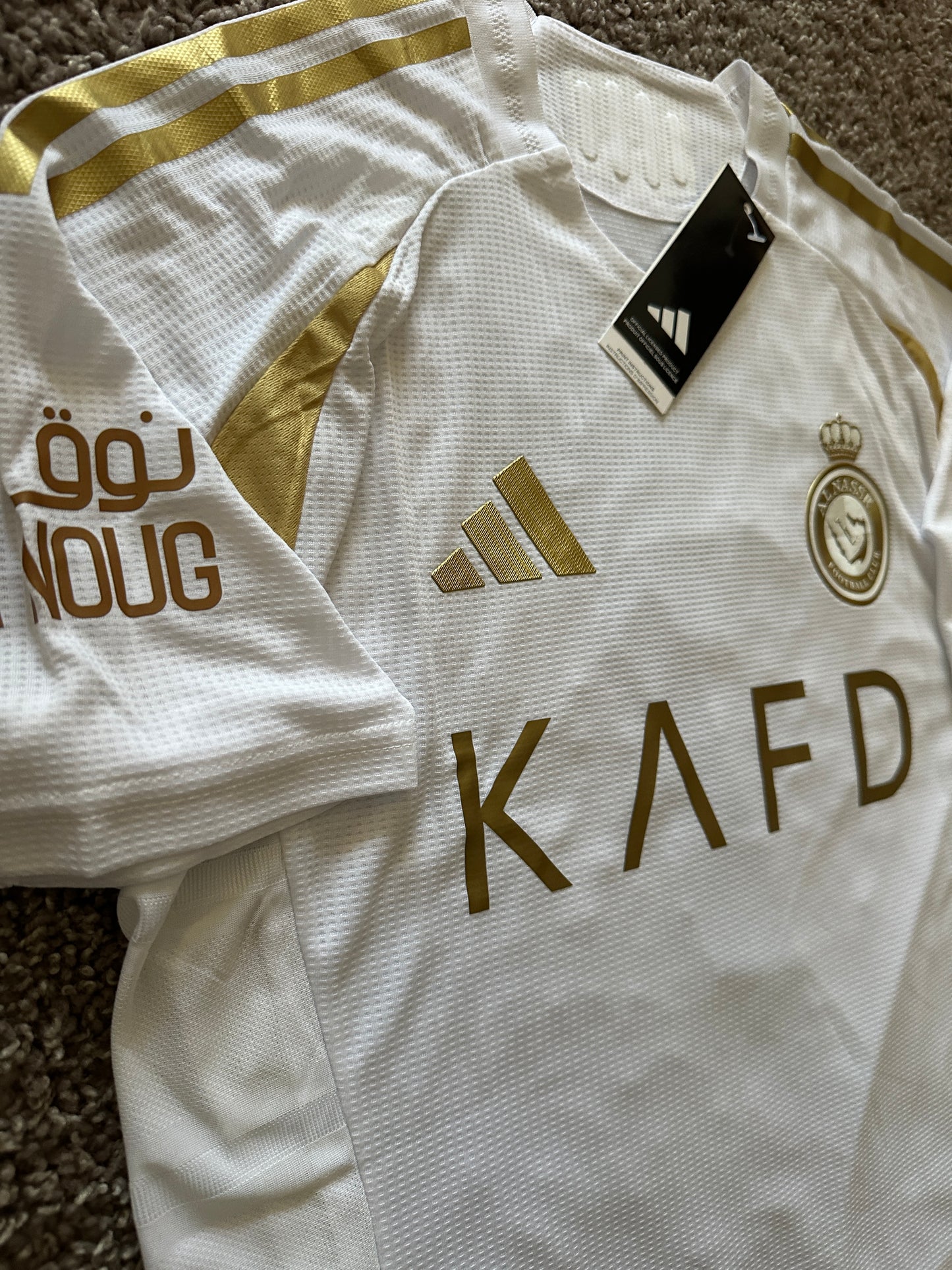 Al-Nassr Cristiano Ronaldo Soccer Jersey White #7 shirt 24/25 Men