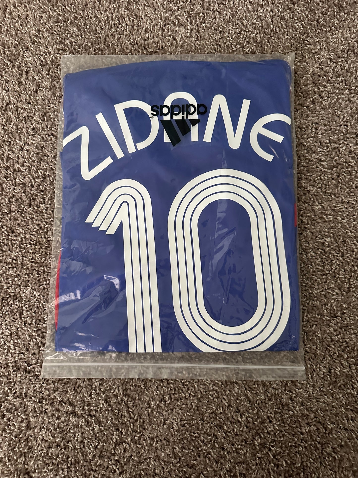 France Zinedine Zidane #10 Retro Soccer Jersey FWC 2006 Home Blue Men Size shirt
