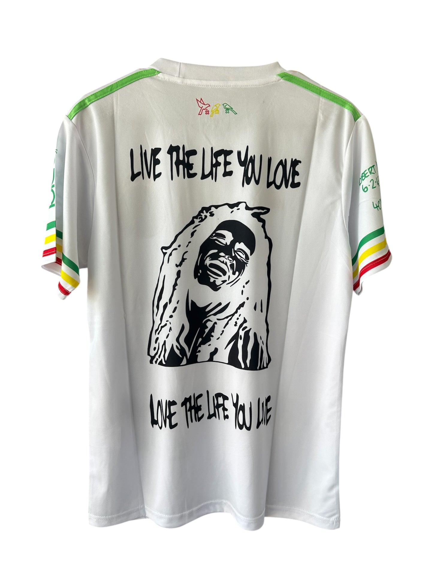 Rare Soccer Jersey Bob Marley Special Edition White Regular Size 2025