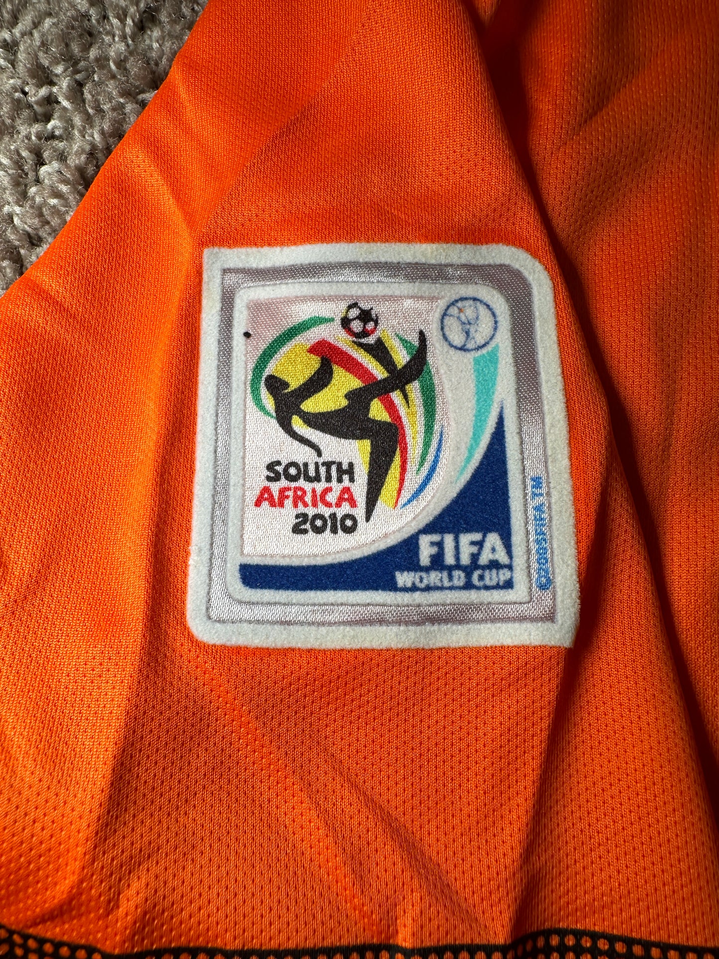 Nederland Wesley Sneijder Soccer Jersey 2010 FWC Final Orange Men’s Regular Size