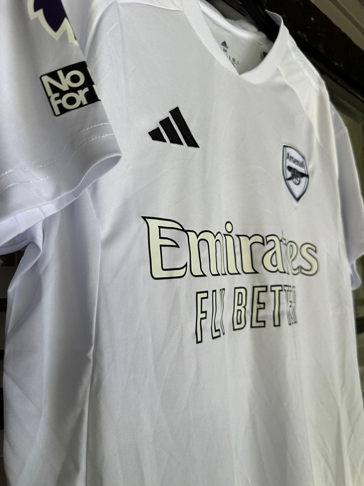 Arsenal Martin Odegaard #8 White Away Soccer Jersey 24/25 Men Size Shirt Club