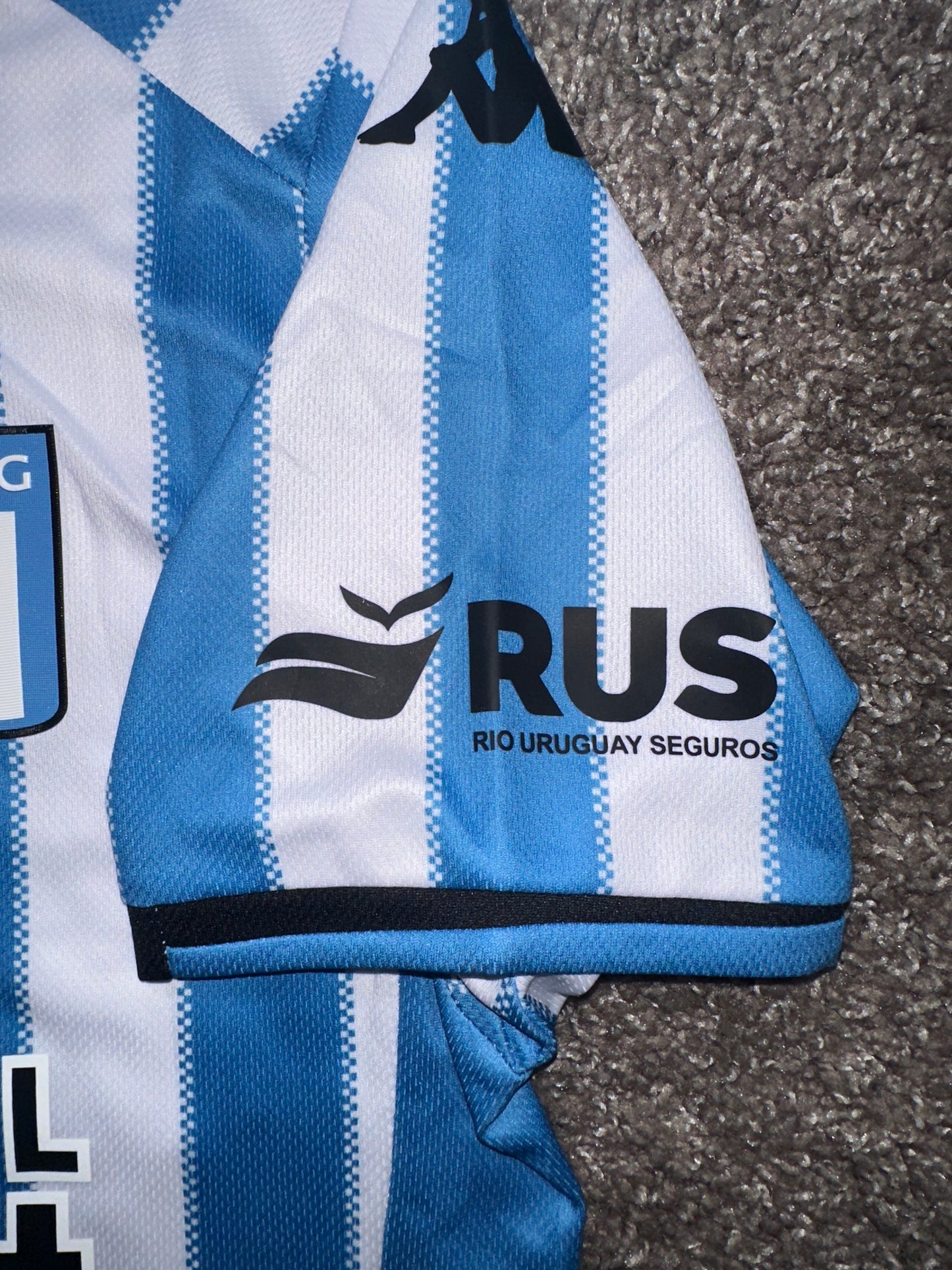 Racing Quintero Jersey Home Blue #8 Player Version Men size