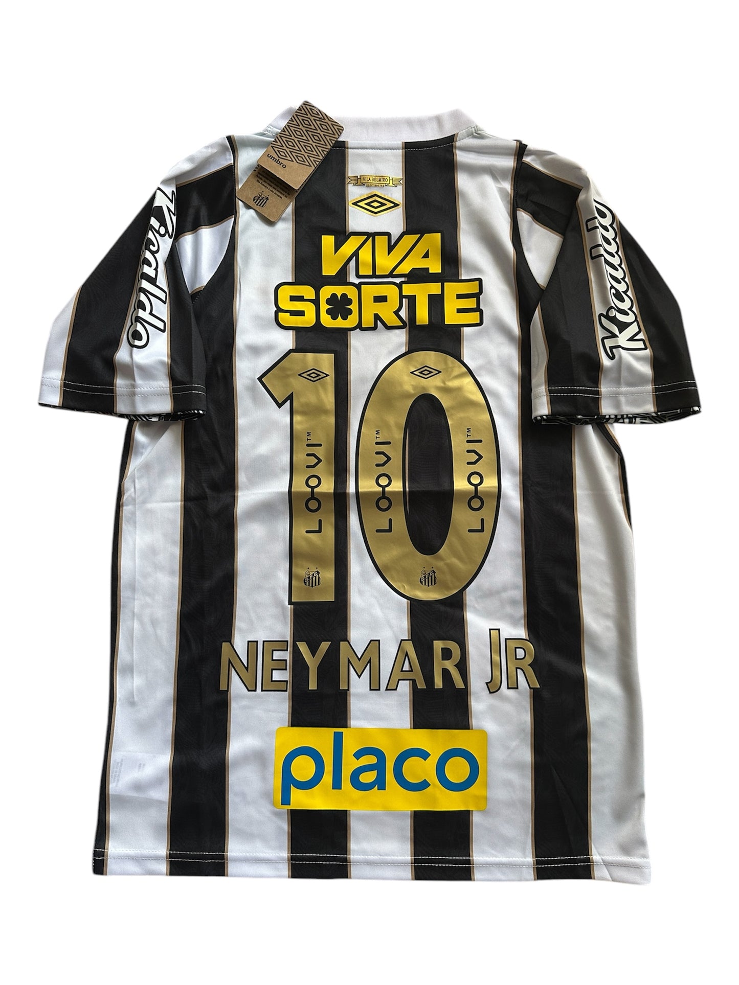 Neymar Jr #11 Santos 24/25 Away Black Soccer Jersey Men True Size Shirt