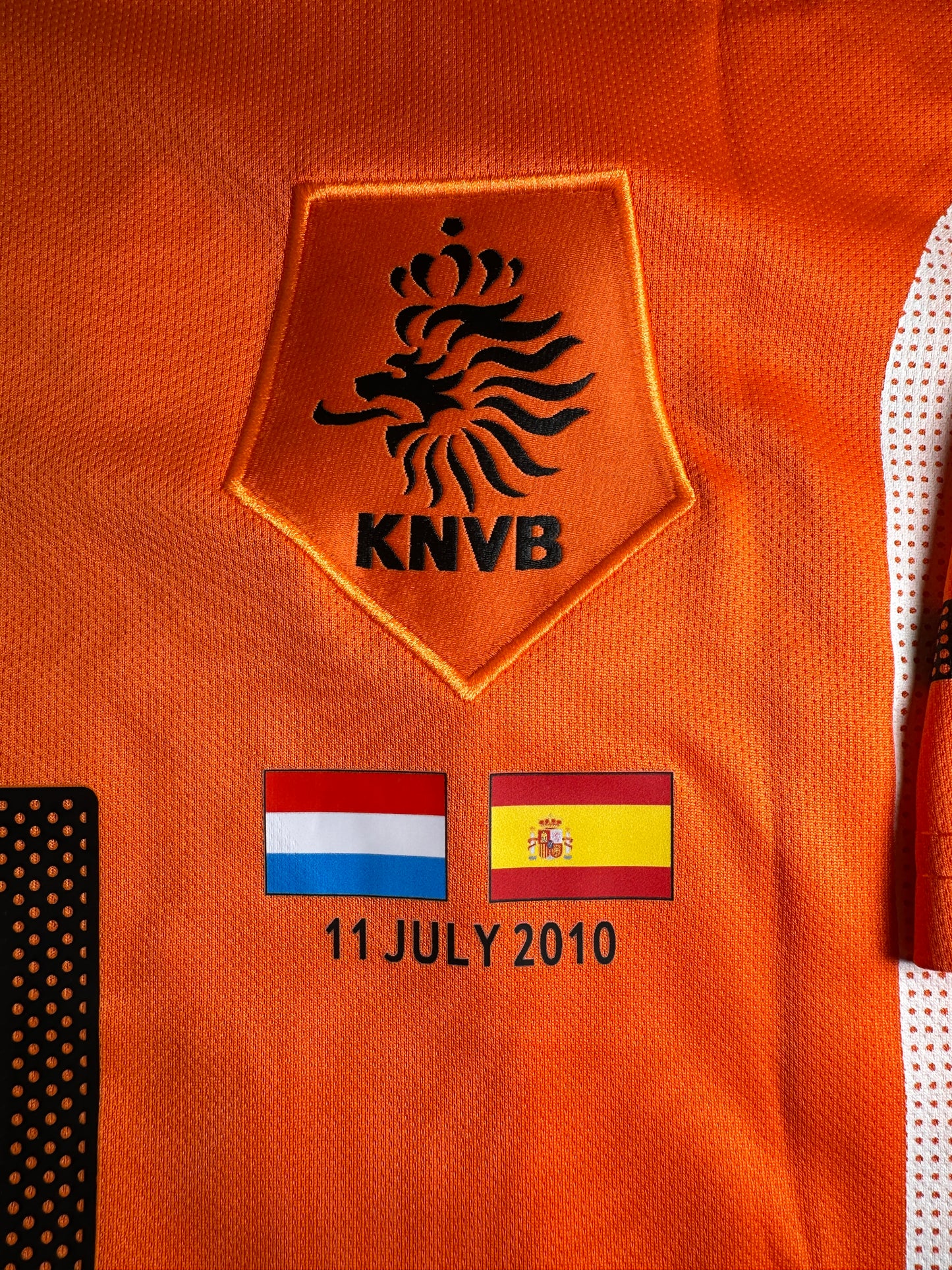 Nederland Wesley Sneijder Soccer Jersey 2010 FWC Final Orange Men’s Regular Size