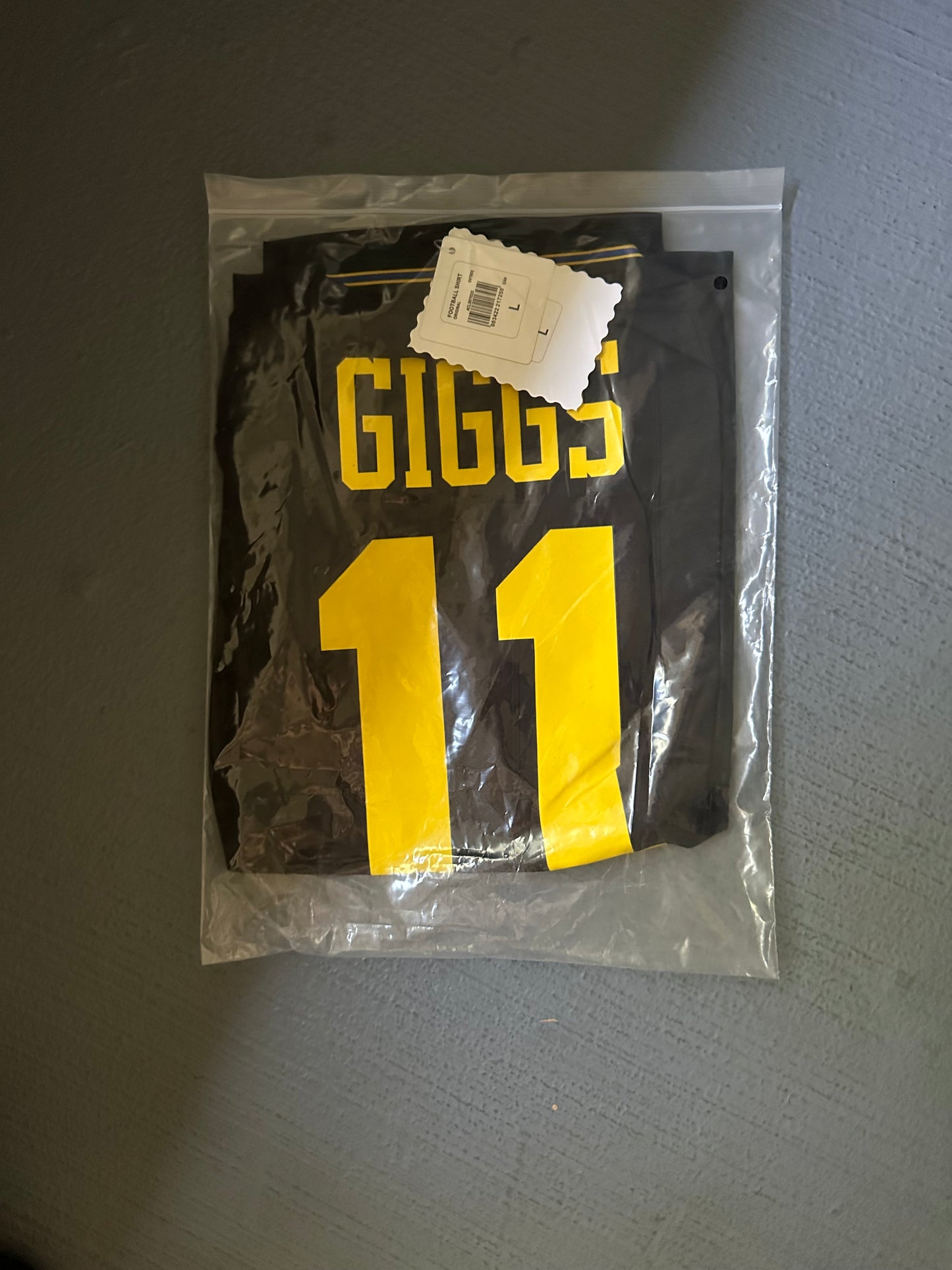 Manchester United Ryan Ryan Giggs #11 Black Away Retro Soccer Jersey 93/94 Men