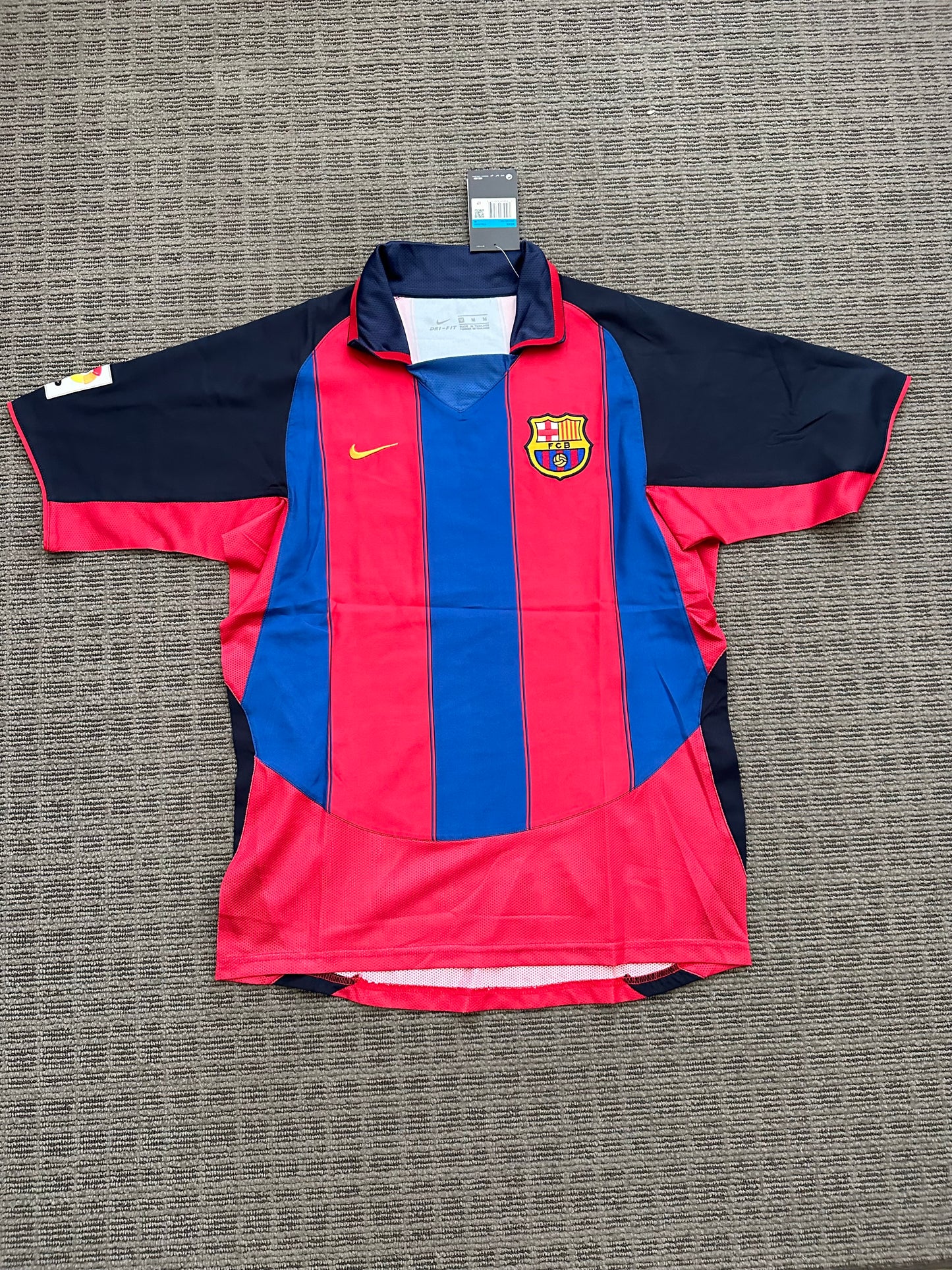 Barcelona Ronaldinho #10 Soccer Jersey Retro Men Size