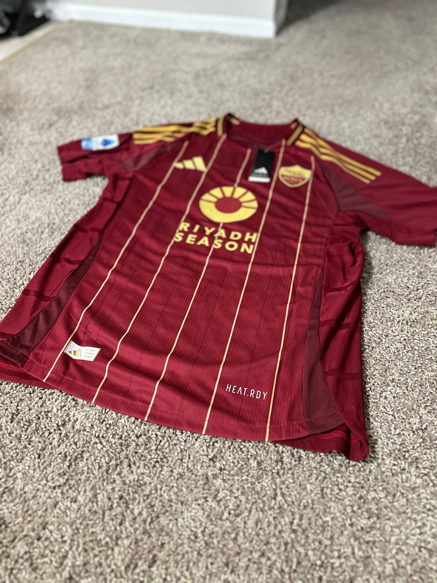 Roma Paulo Dybala #21 Soccer Jersey 2024/25 Home Red Calcio Men Shirt Size Club