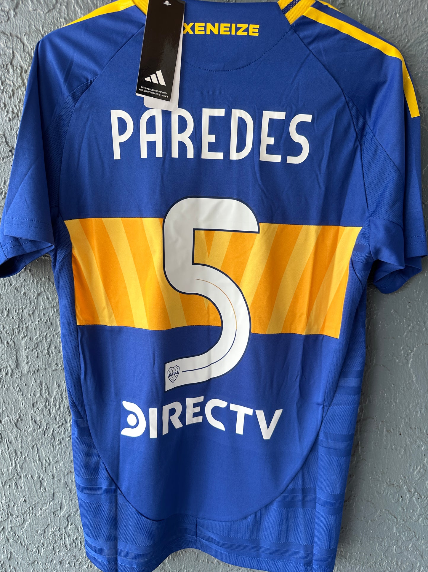 Boca Juniors 2025/26 Paredes Soccer Jersey Home player version