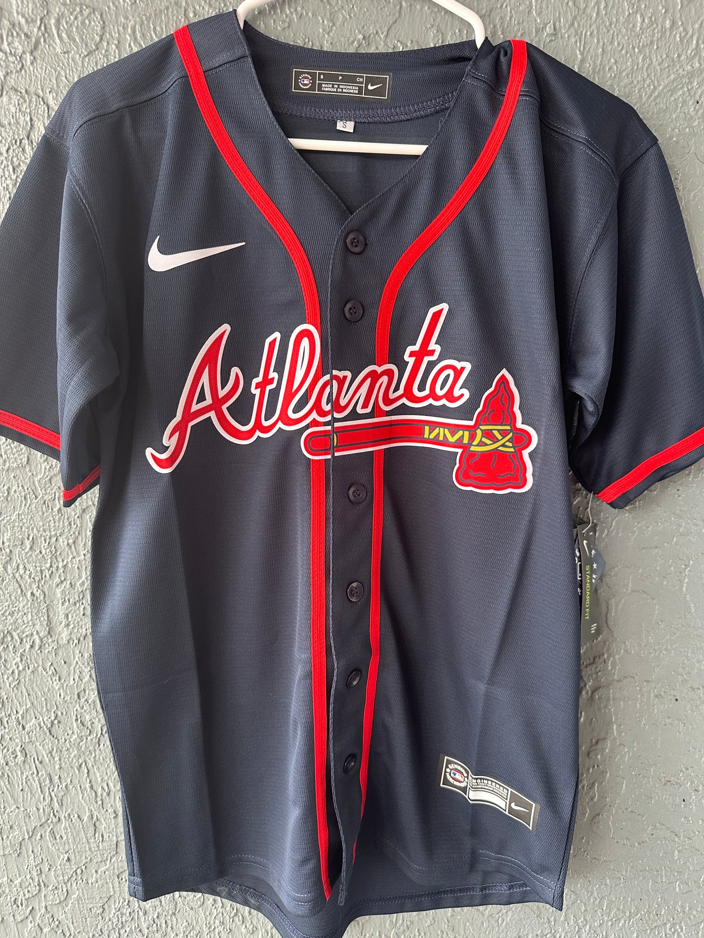Atlanta Braves Acuña Jr Baseball Jersey 2025 Blue Men