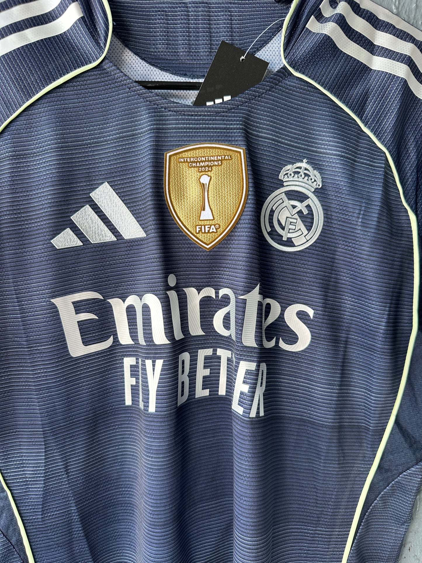 Real Madrid Bellingham 2025/26 Jersey Away Player Version