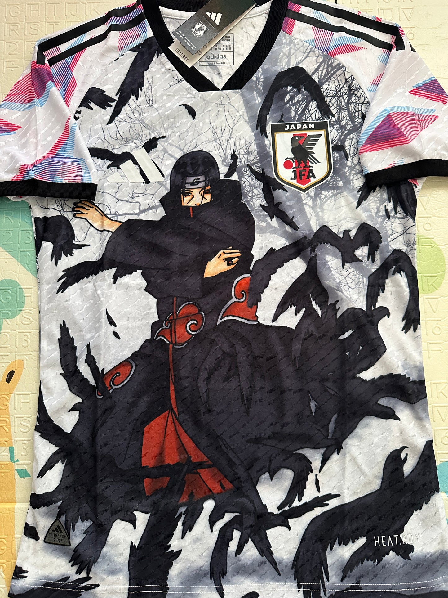 Japan Anime Jersey Player Version 2022 White Itachi Uchiha