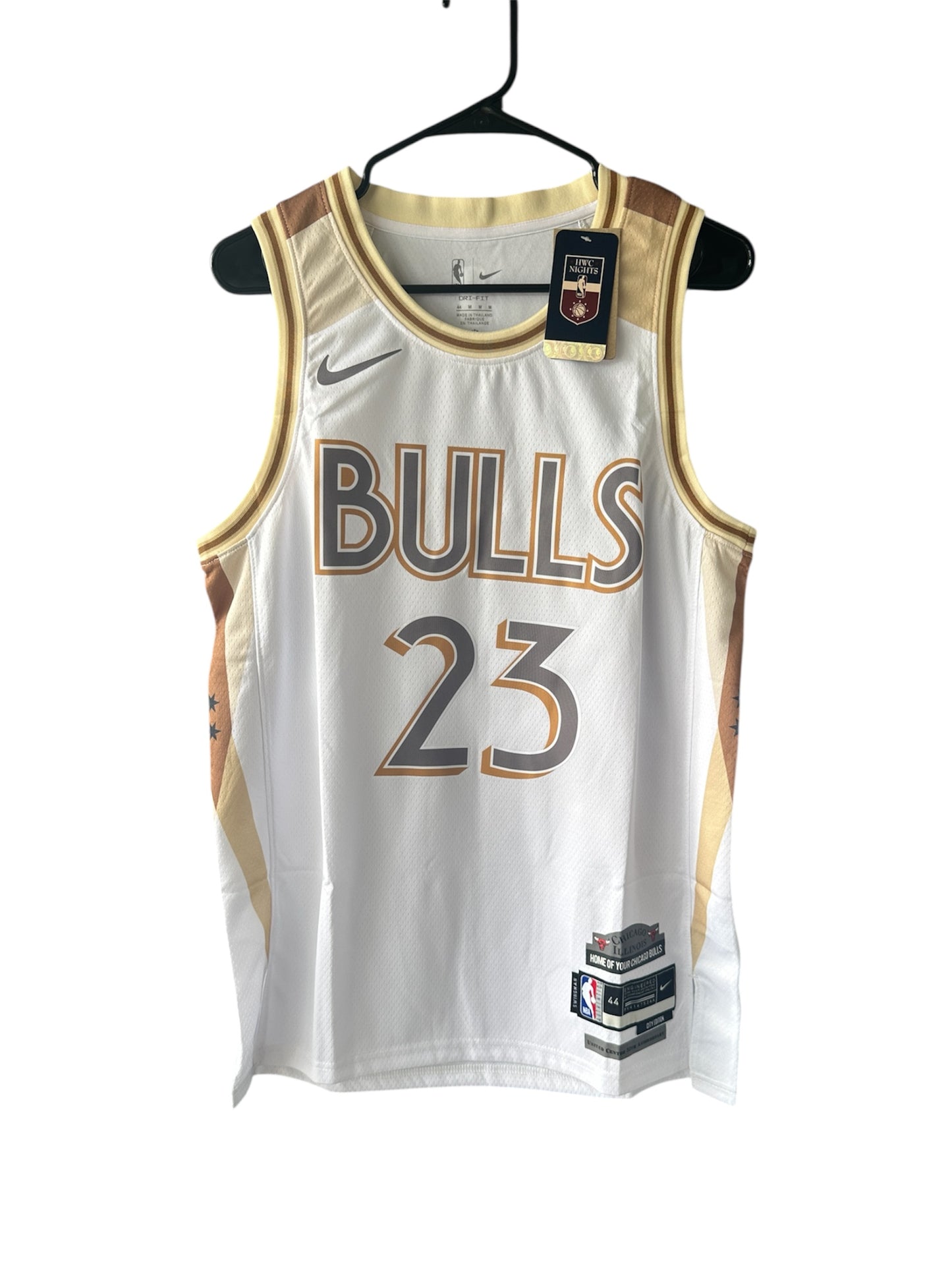 Chicago Bulls Michael Jordan #23 Basketball Jersey White Men