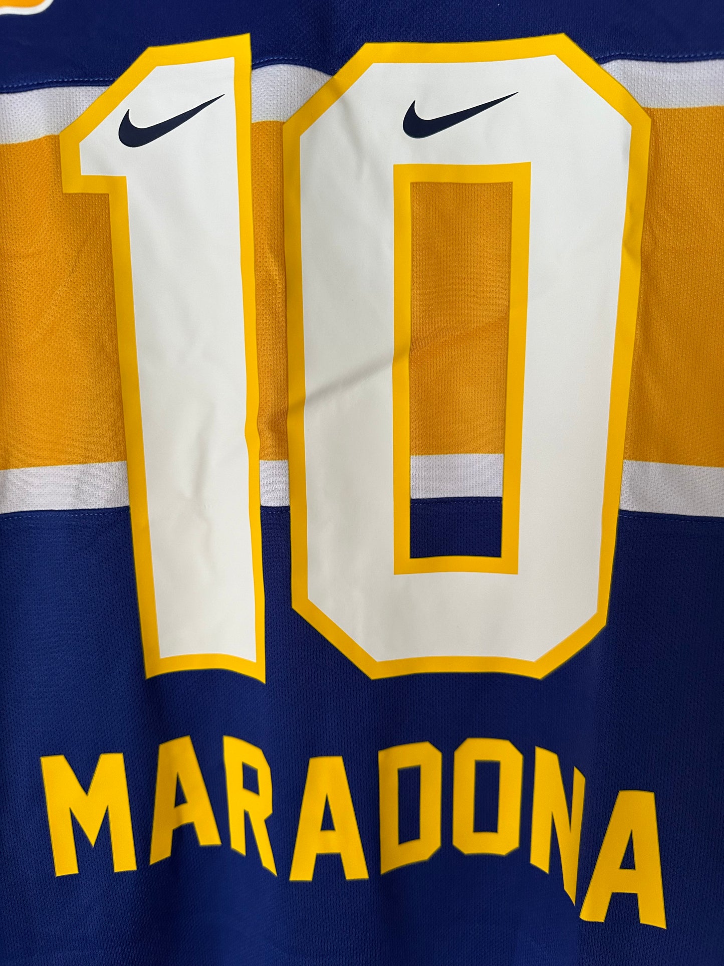 Maradona #10 Boca Juniors Soccer Jersey 96/97 Retro Home Blue Men Size Shirt