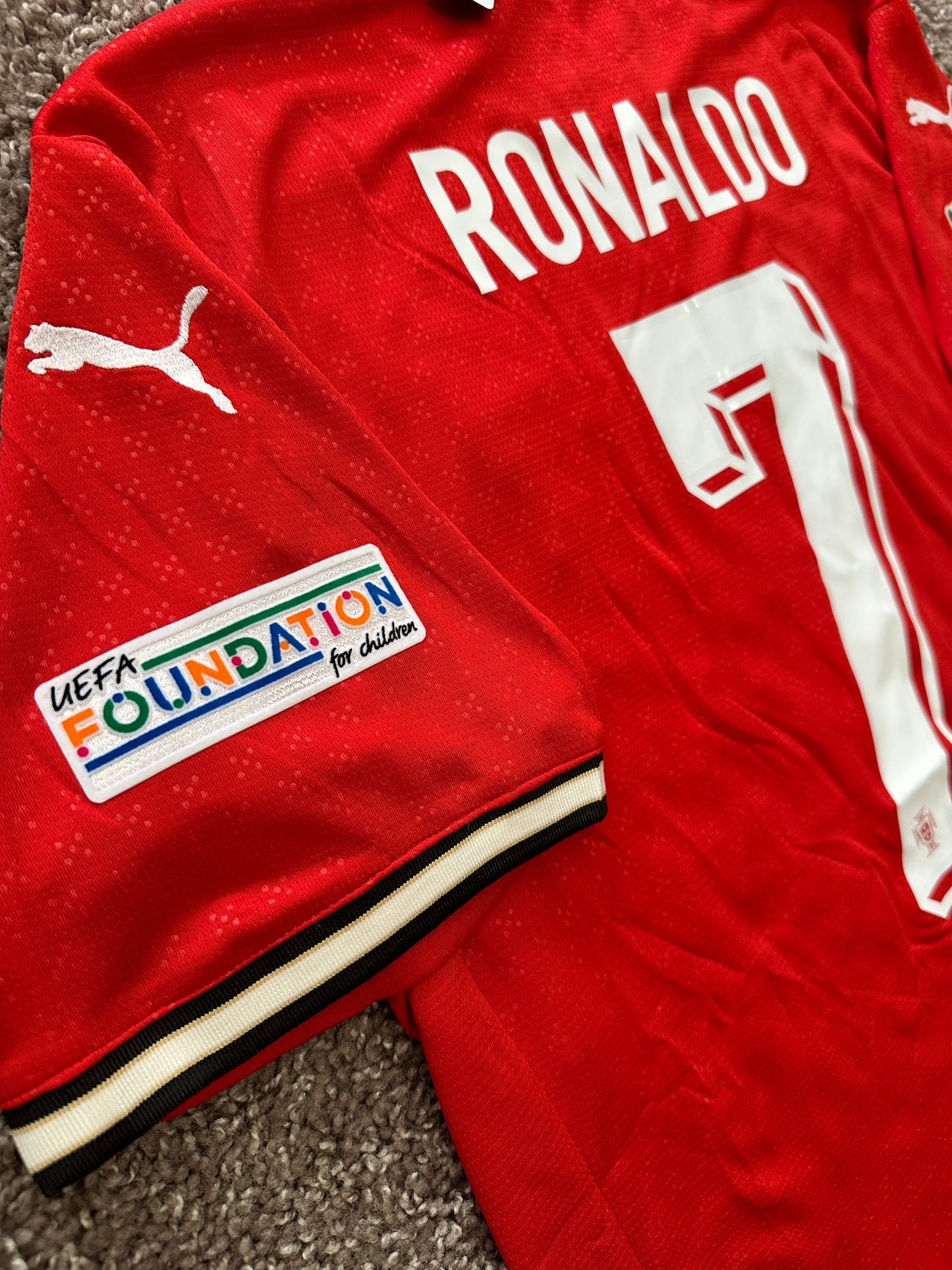 Portugal Cristiano Ronaldo 2025 Jersey Puma Edition Red Men Size