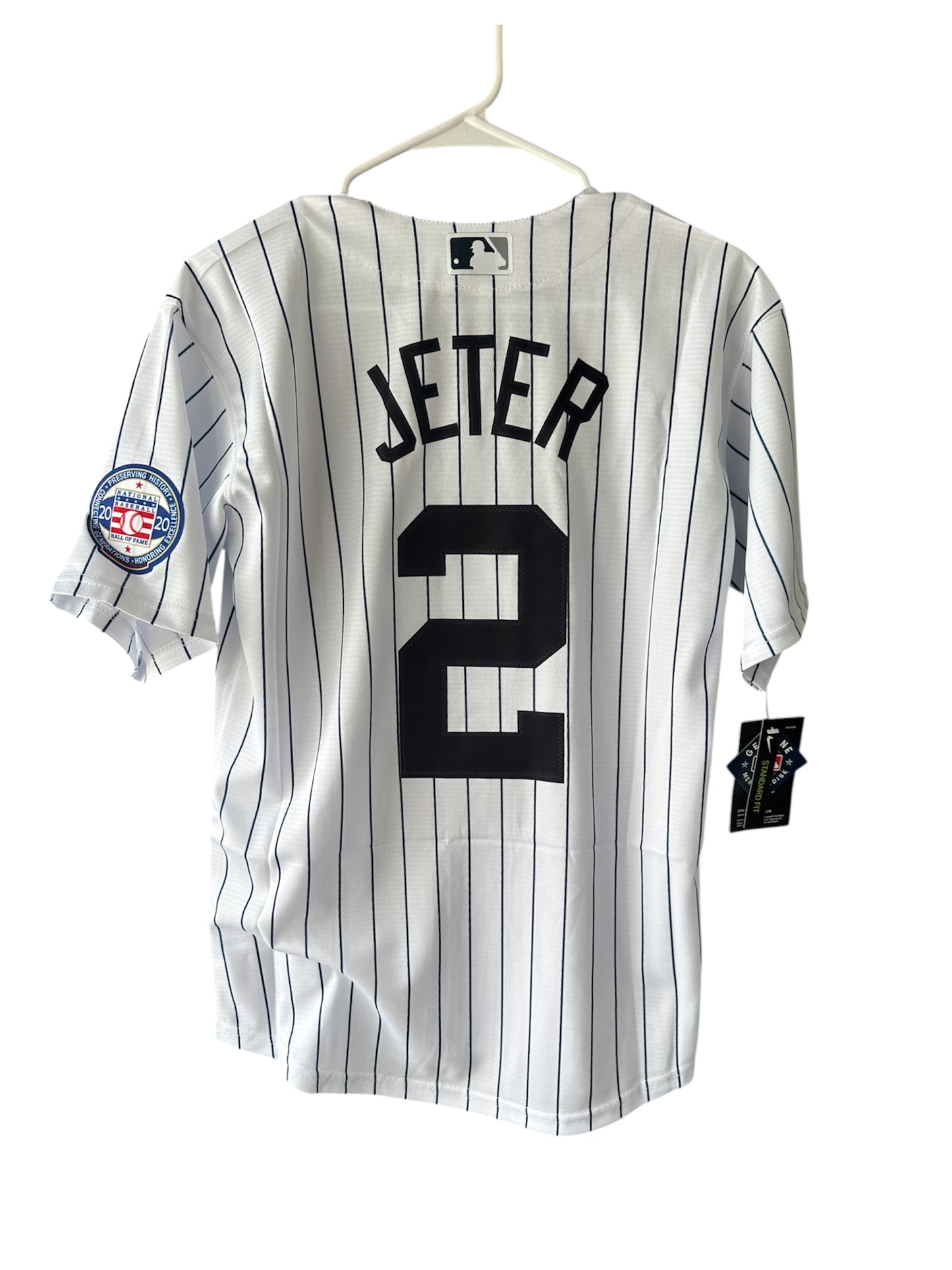 New York Yankees Jersey Derek Jeter #2 white Baseball Men’s Size