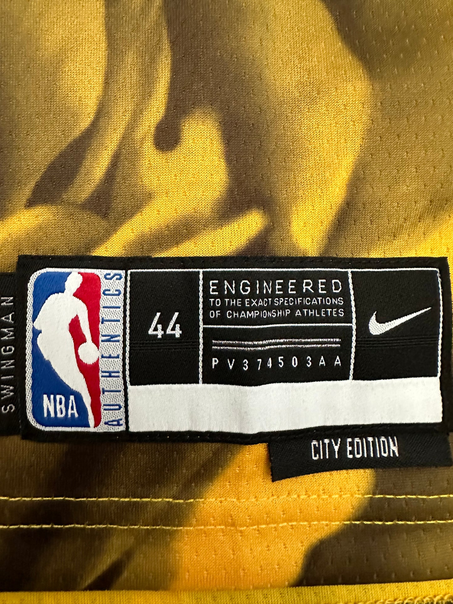 Golden State Warriors Stephen Curry City Edition Basketball Jersey Men