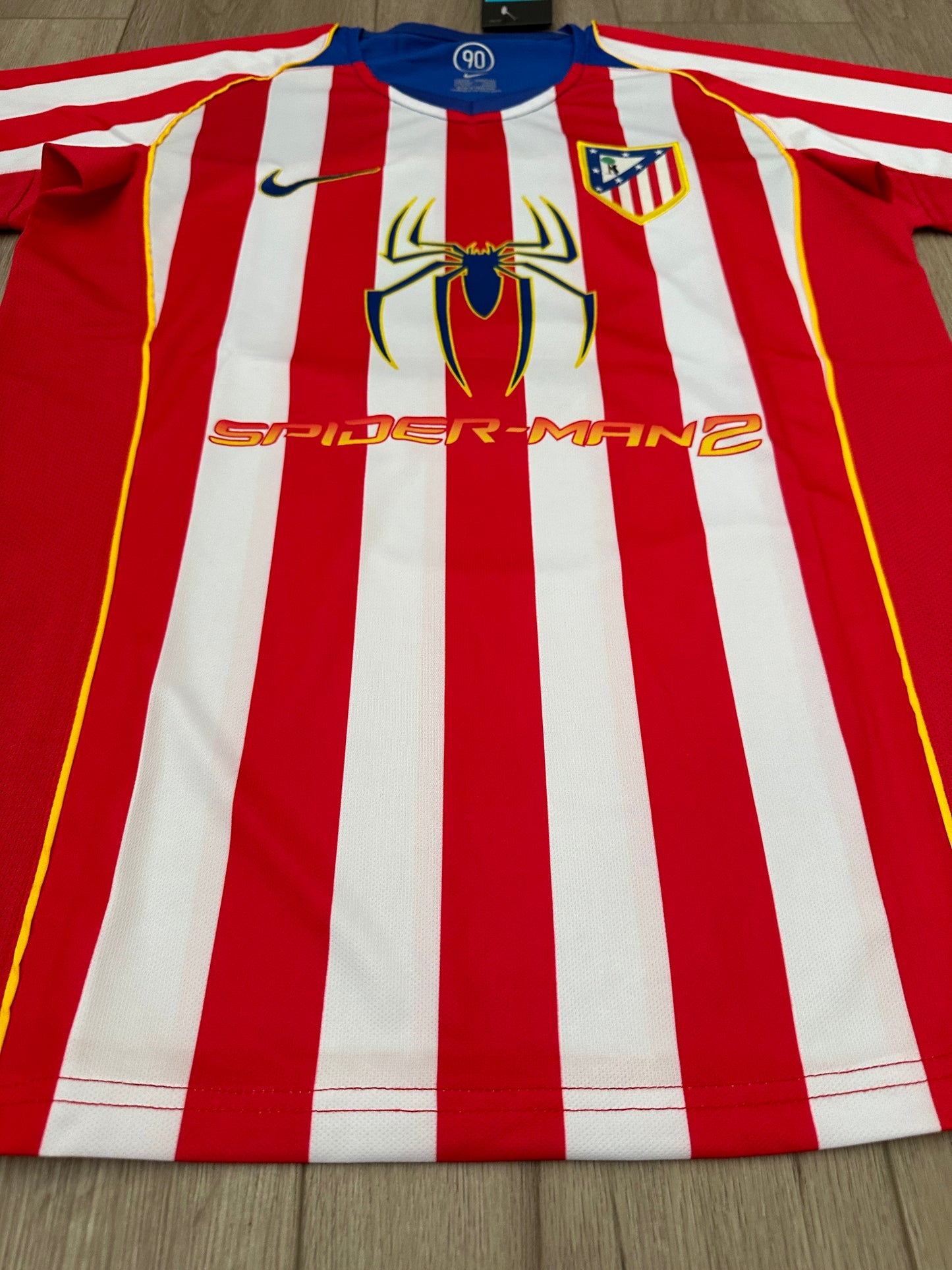 Fernando Torres Soccer Jersey Retro 04/05 Atletico Spider Man #9 Home retro Men
