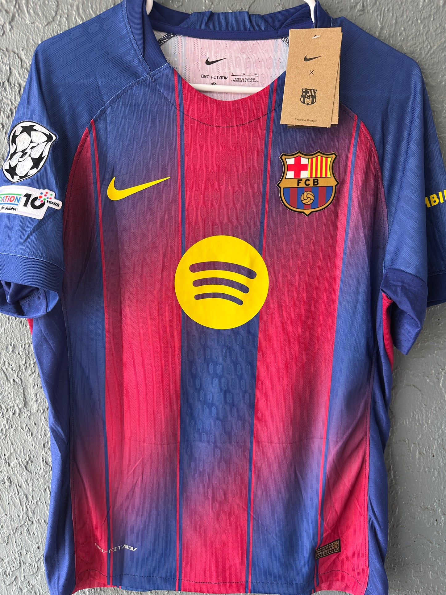 Barcelona Lamine Yamal 2025/26 Home Jersey Player Version