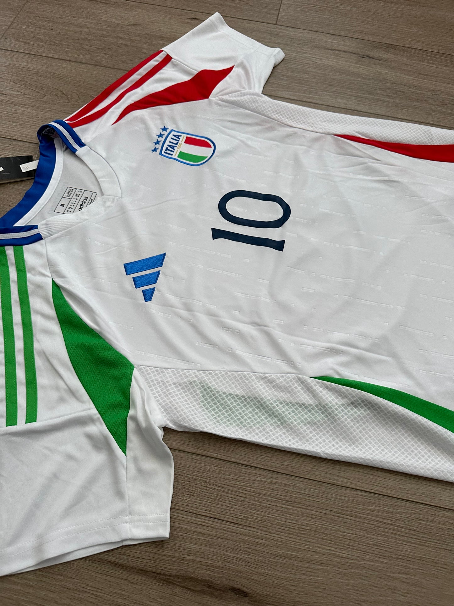 Soccer Jersey Italy Francesco Totti 10 Away White 2024 Euro Football Men Size