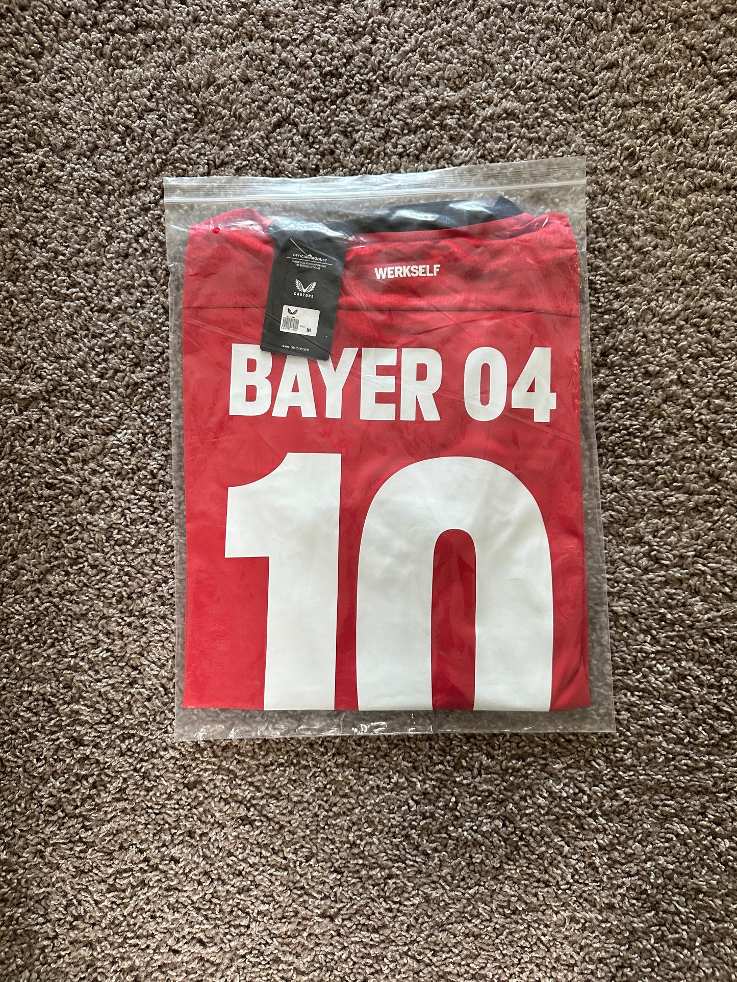 Bayern Leverkusen Florian Wirtz #10 Soccer Jersey 2024/25 Home Red Men Fan Shirt