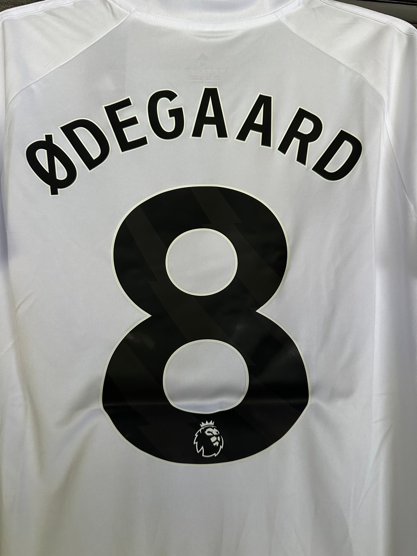 Arsenal Martin Odegaard #8 White Away Soccer Jersey 24/25 Men Size Shirt Club