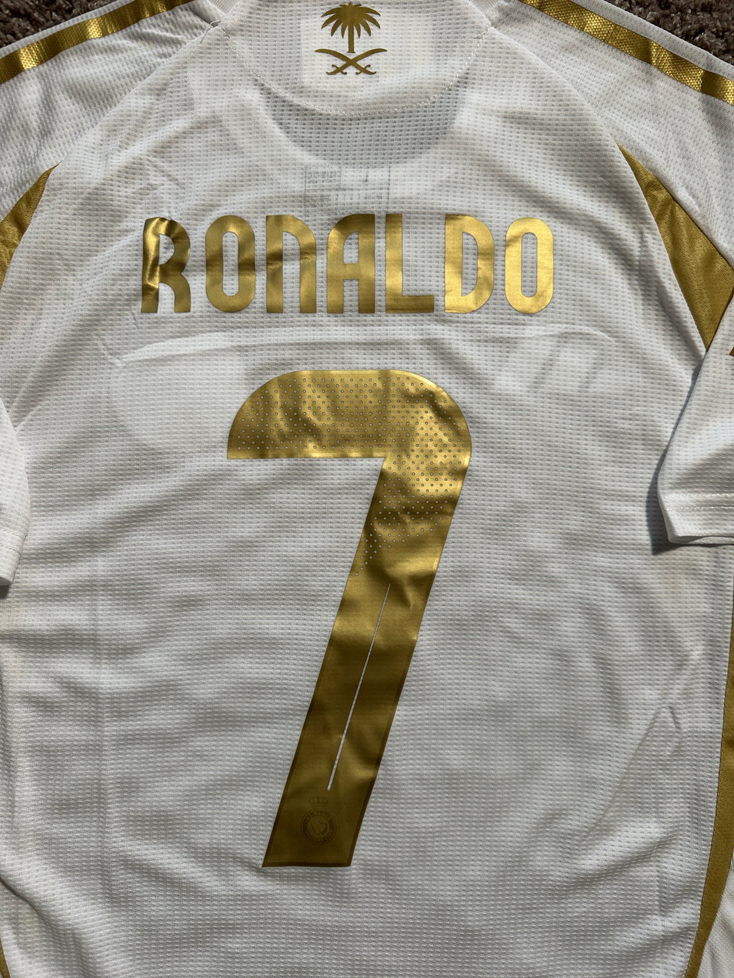 Al-Nassr Cristiano Ronaldo Soccer Jersey White #7 shirt 24/25 Men