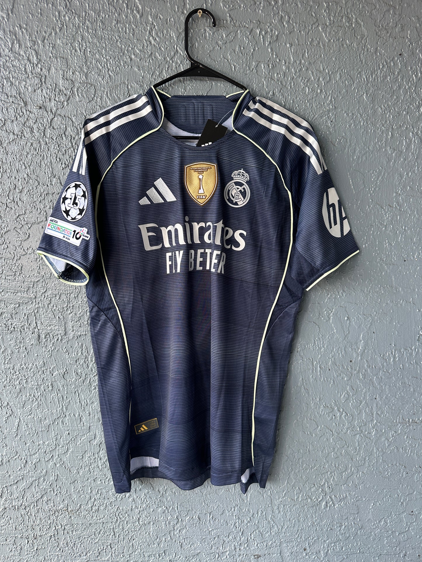 Real Madrid Bellingham 2025/26 Jersey Away Player Version