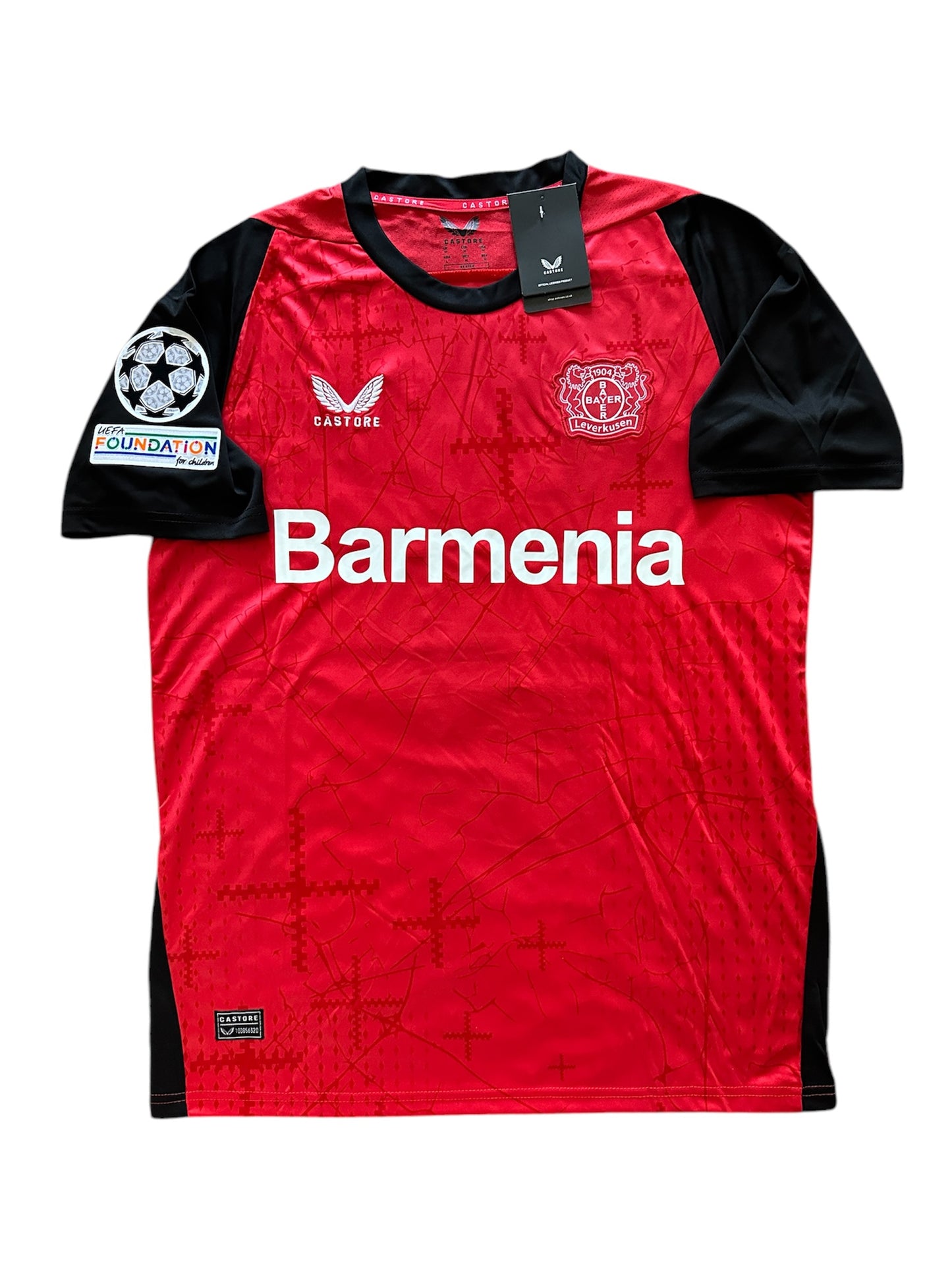 Bayern Leverkusen Florian Wirtz #10 Soccer Jersey 2024/25 Home Red Men Fan Shirt