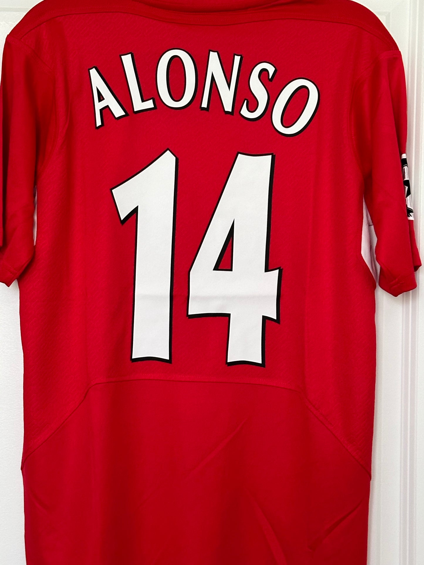 Liverpool Xabi Alonso Final 2005 Red Home Jersey