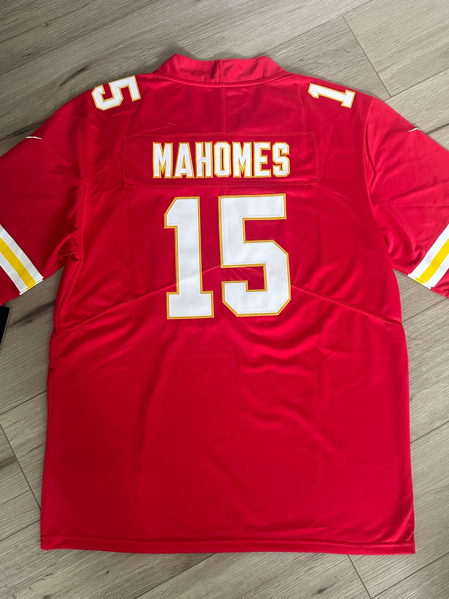Kansas City Chiefs Patrick Mahomes Red American Football Jersey Men Plus Size