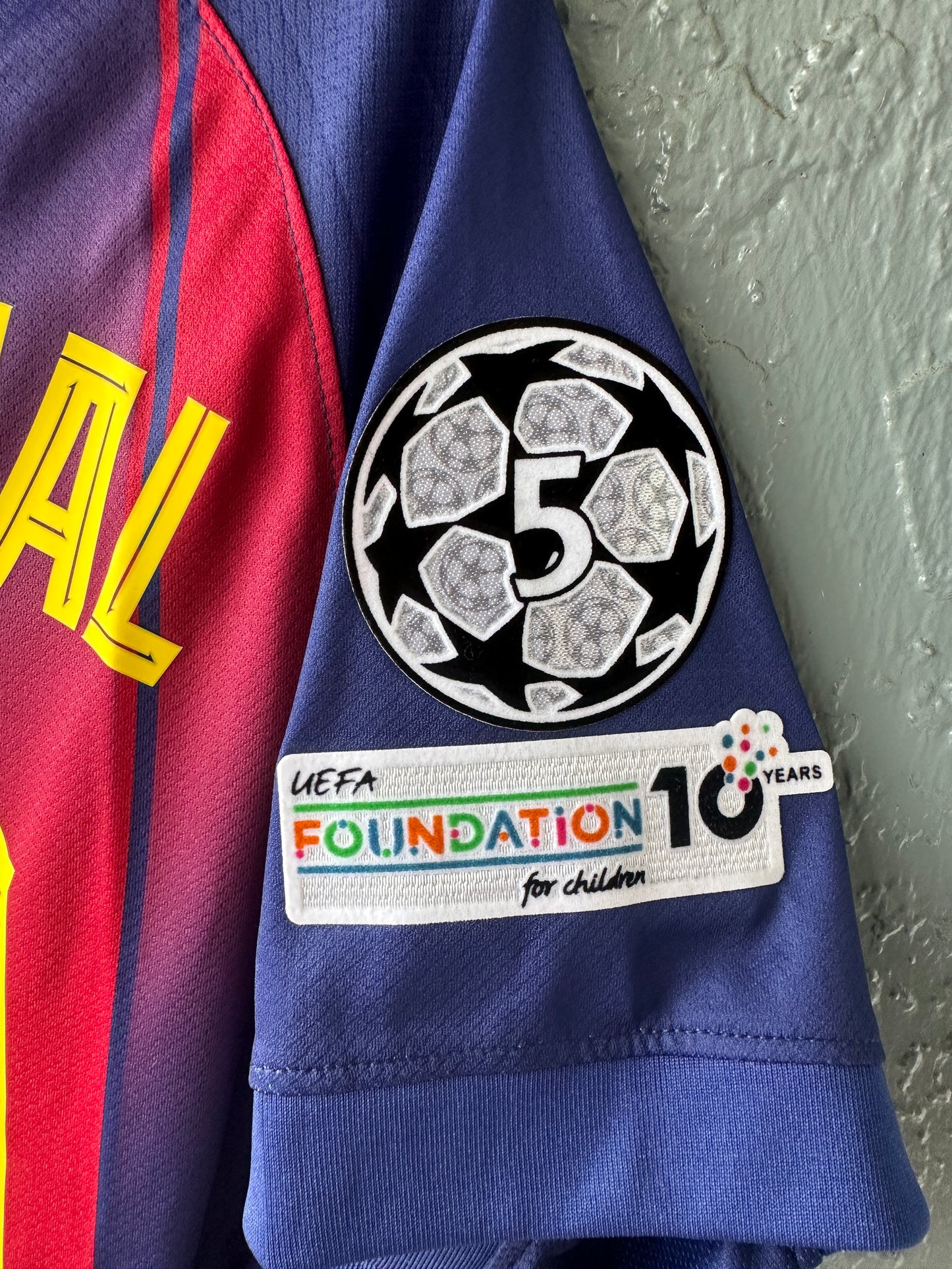 Barcelona Lamine Yamal #10 Home Soccer Jersey 2025/26 Men Size Red Blue Shirt