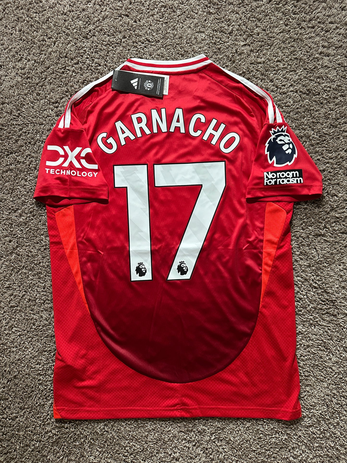 Manchester United 24/25 Home Soccer Jersey Red Garnacho 17 Premier