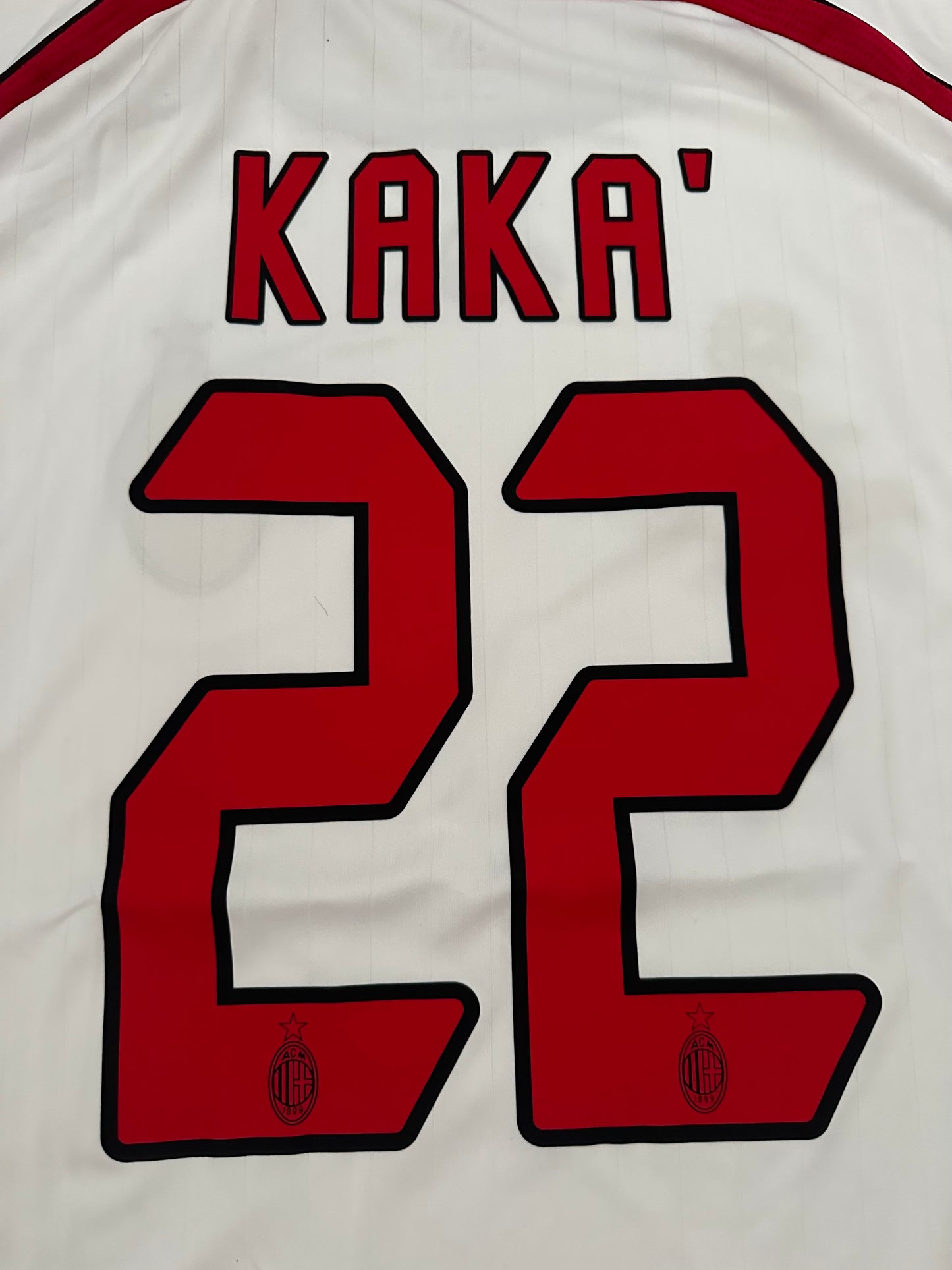 Milan Retro 2007 Ricardo Kaka #22 Soccer Jersey Final’s UCL White Men Shirt