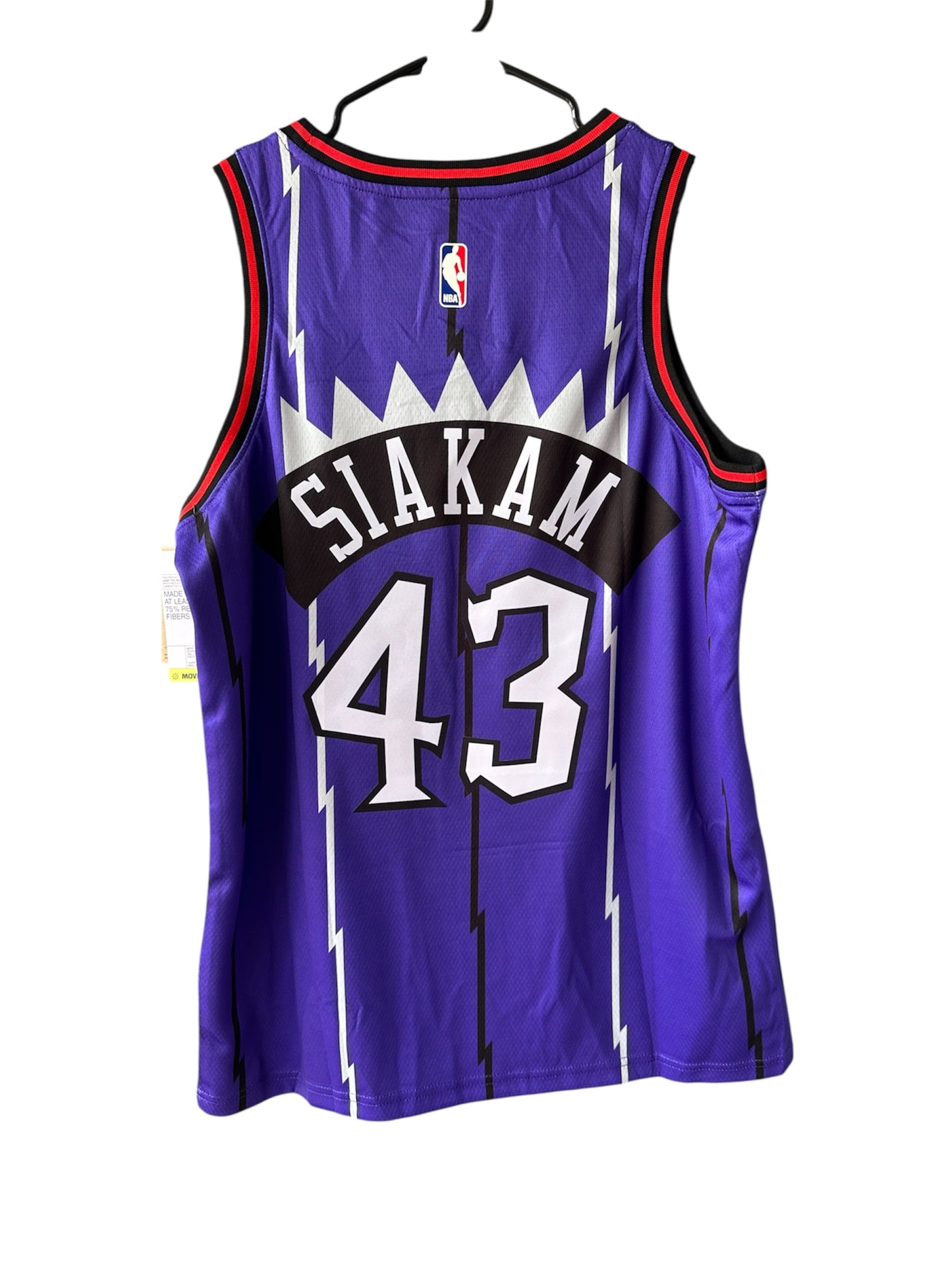 Raptors Purple Siakam #43 Basketball Jersey
