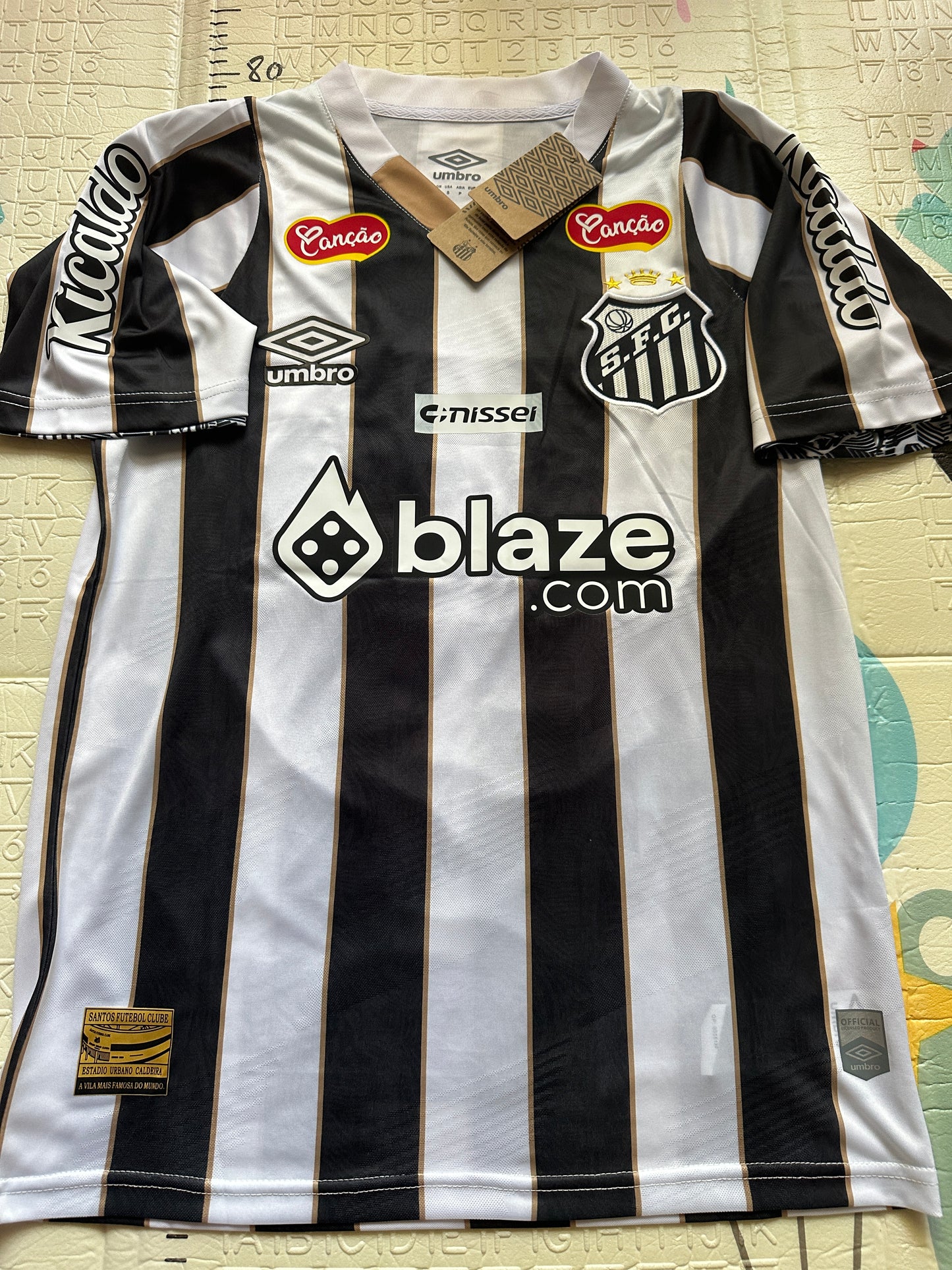 Neymar Jr #11 Santos 24/25 Away Black Soccer Jersey Men True Size Shirt
