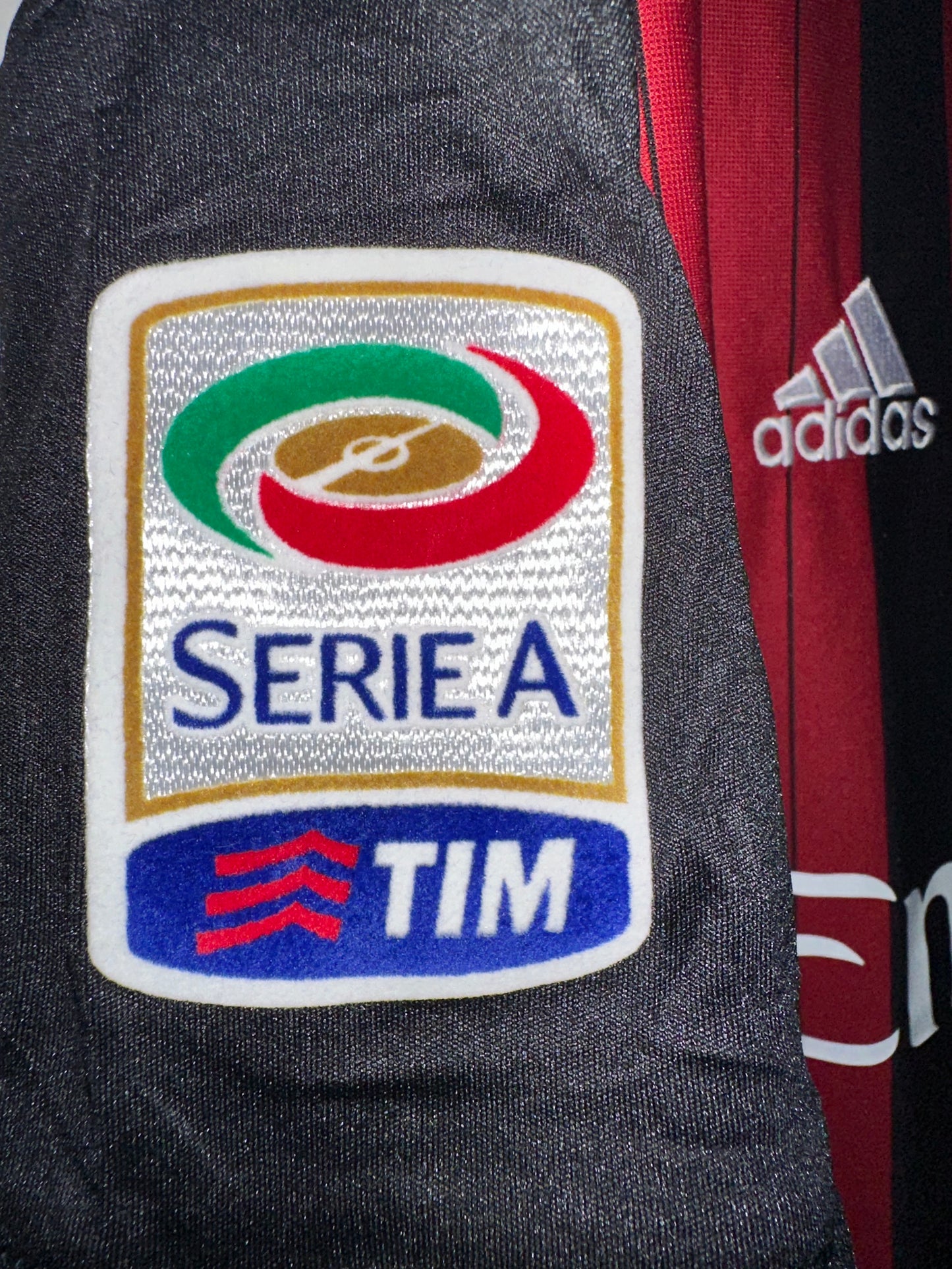 Milan 2013/14 Ricardo Kaka #22 Soccer Jersey Retro Men Size Home Red Black Shirt