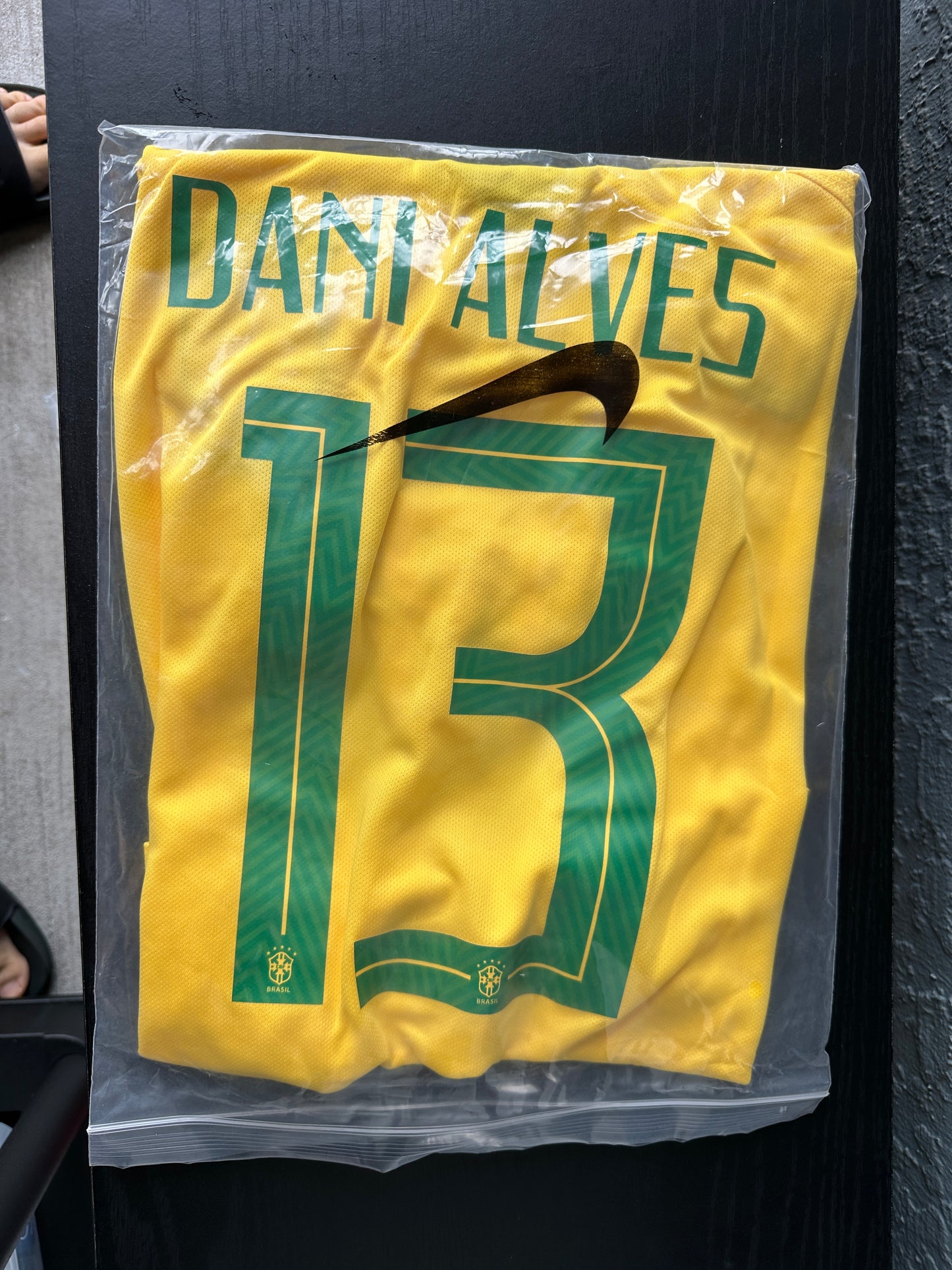 Brazil Dani Alves Jersey 2019 Final Amrican Cup
