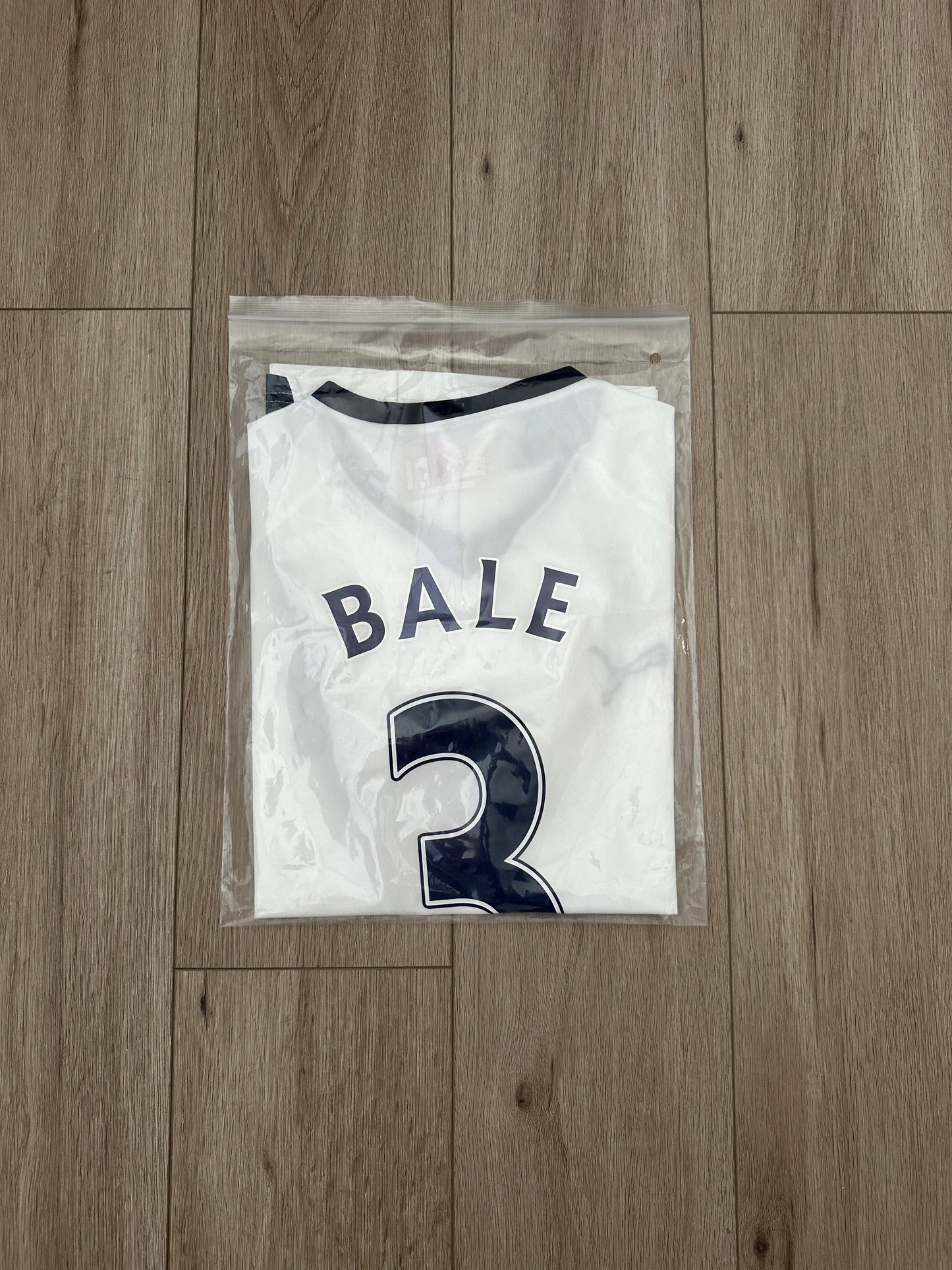 Tottenham Spurs 2008-09 Home Jersey Gareth Bale #3 White Retro Men’s Size