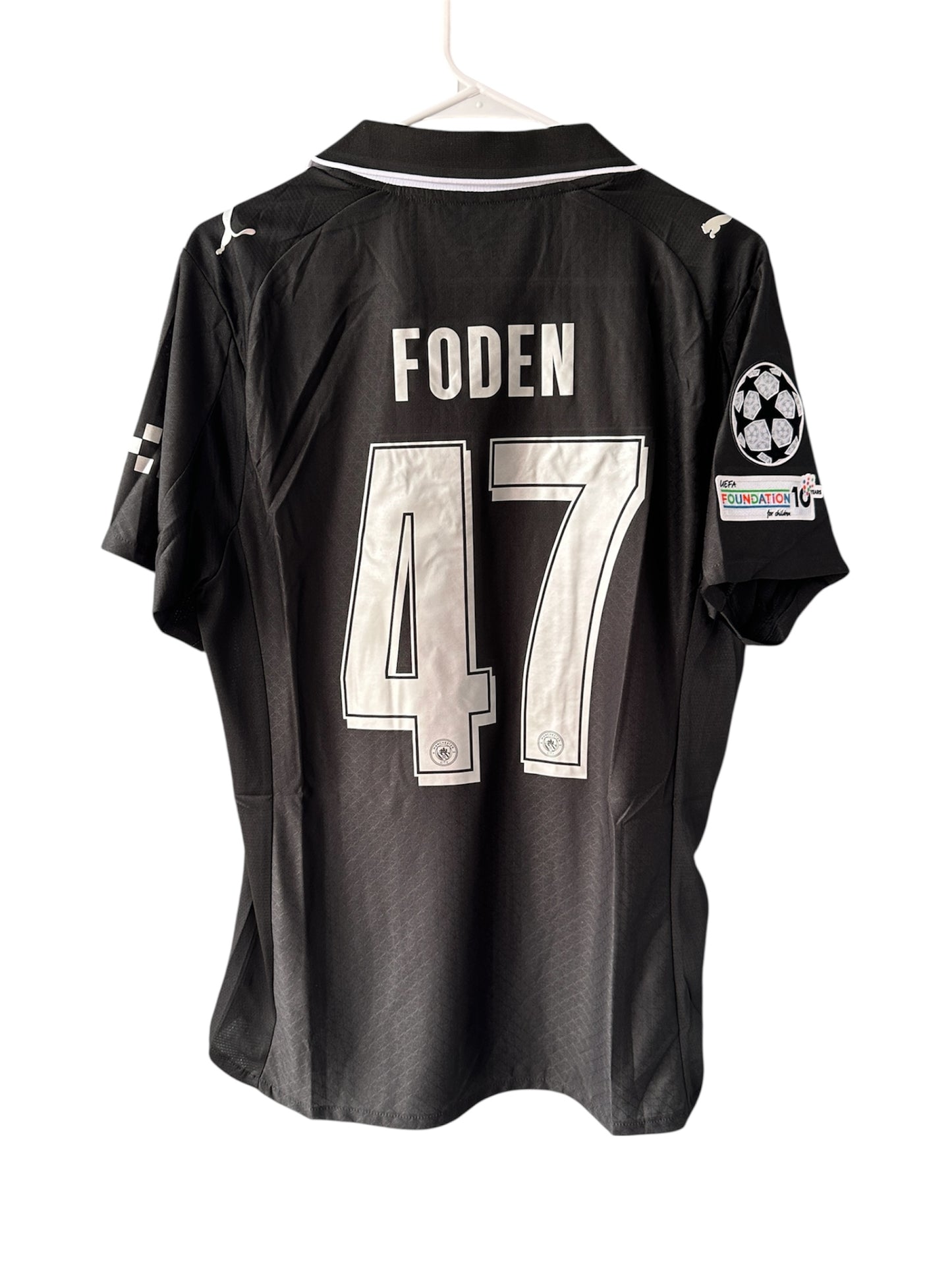 Manchester City Phil Foden #47 Soccer Jersey 2025/26 Black